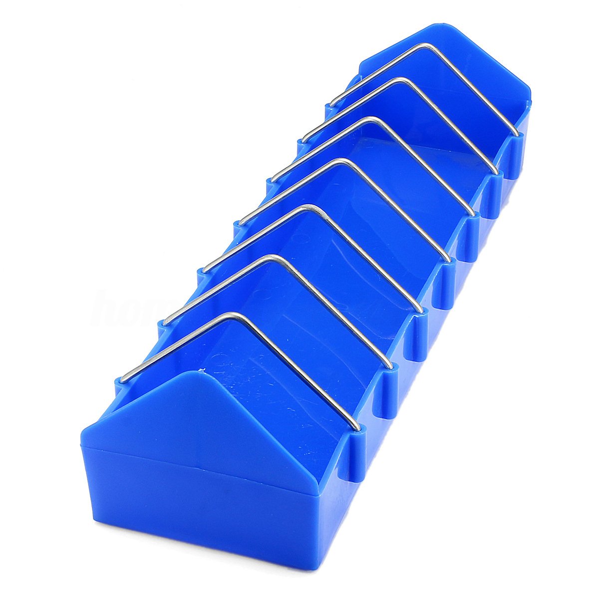 1 bebedero de plástico extraíble con asa para palomas y pájaros, suministros de 29 cm x 17 cm y de comedero de jaula de pájaros de 16 pulgadas