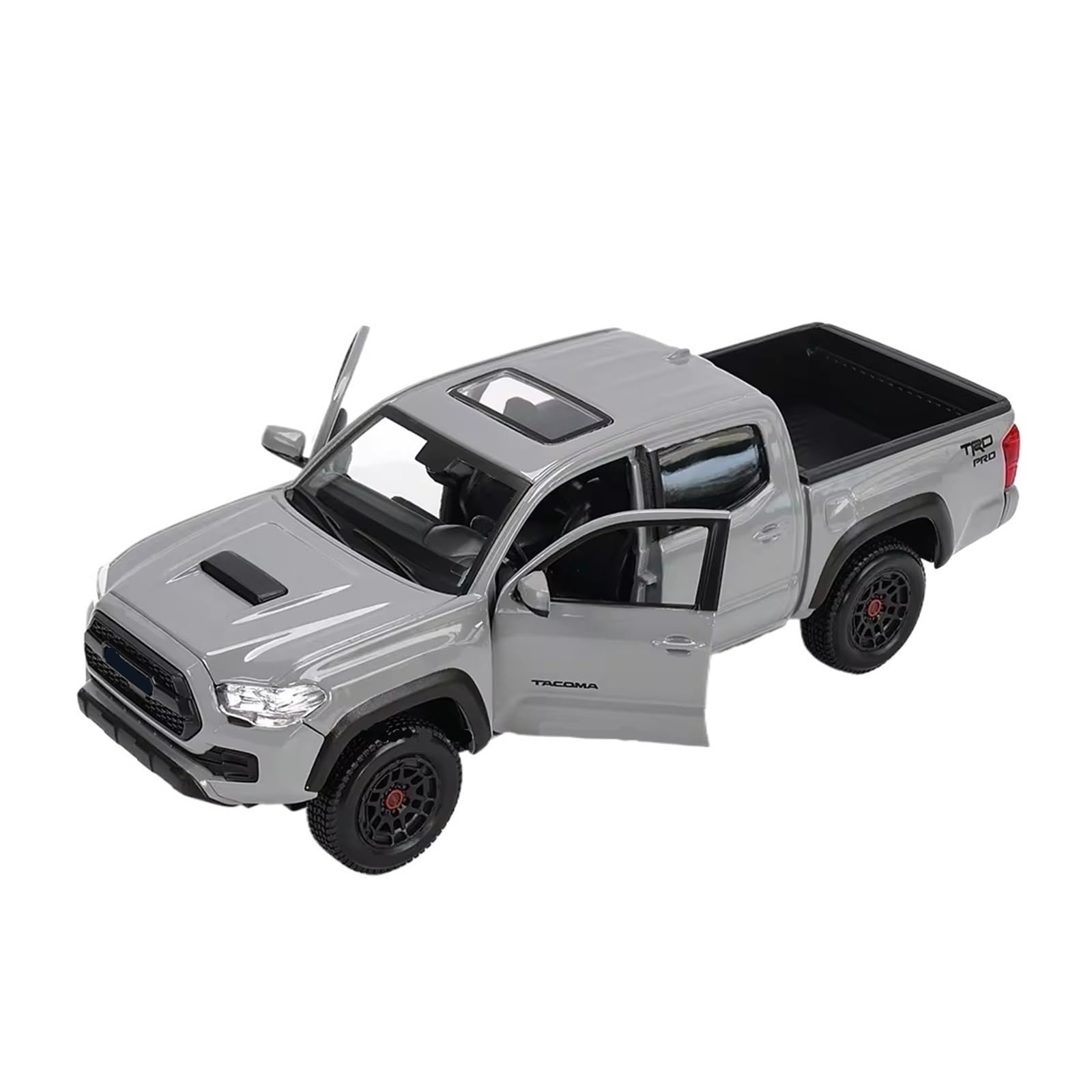 1:27 Dla TRD Pro Model Samochodowy, Odlewanie ciśnieniowe Modele Statyczne Zabawki Prezent (Szary B, with Box)