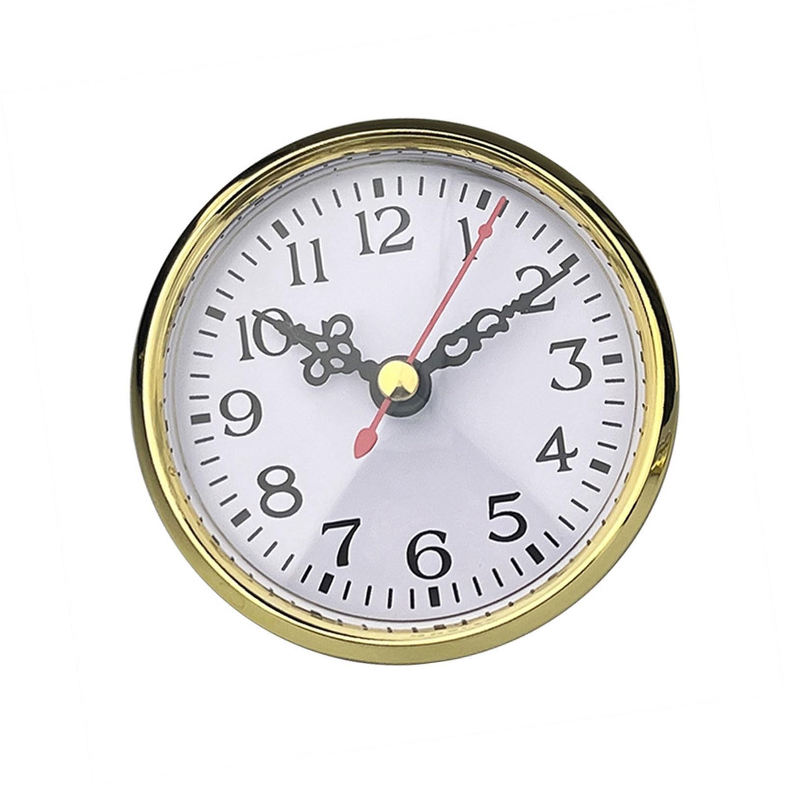 NEWFT 80mm Circular Inlaid Watch Head Clock Movement Timekeeping for Clock Repair and Crafting Insert
