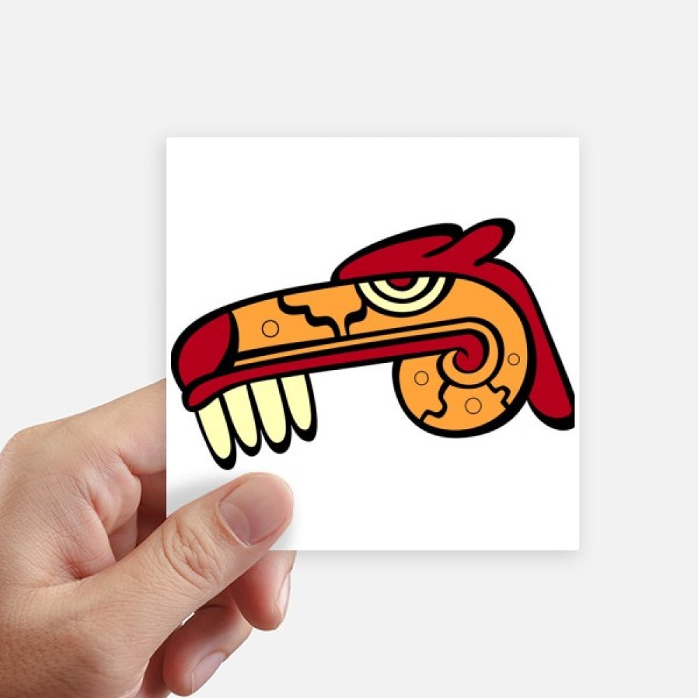 Autocollant carré animal abstrait indien 10cm DIYthinker pour ordinateur et moto x8