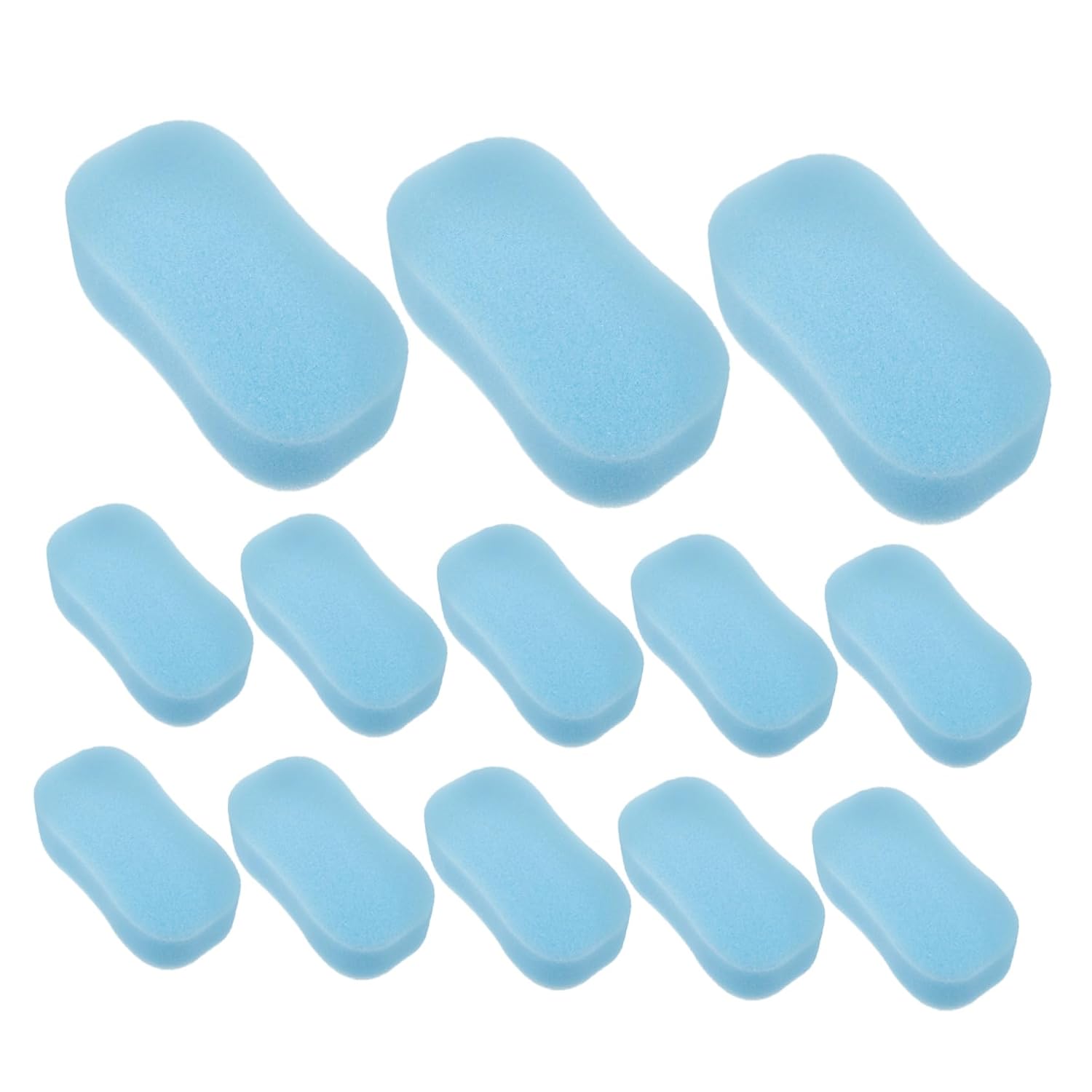 20pcs Salon Grade Sponge Brush for Hair Cleanup, Soft Gentle Tool