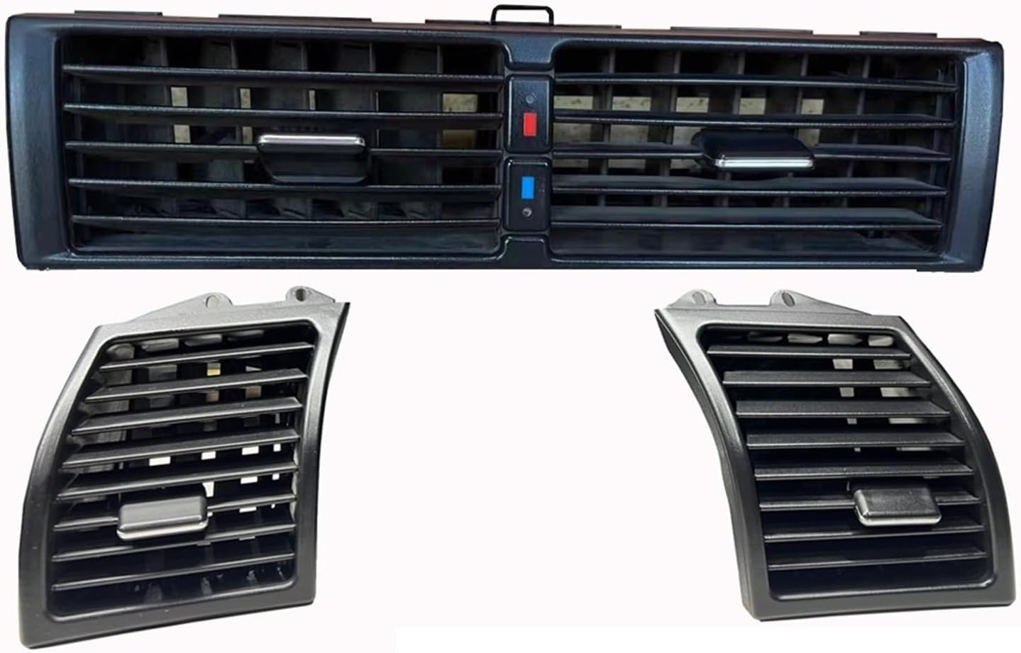 Left Right Middle AC Vent Grille Air Conditioning Outlet Assembly Compatible with Mercedes Benz Tiger Head W140 Air Outlet(Left Right)