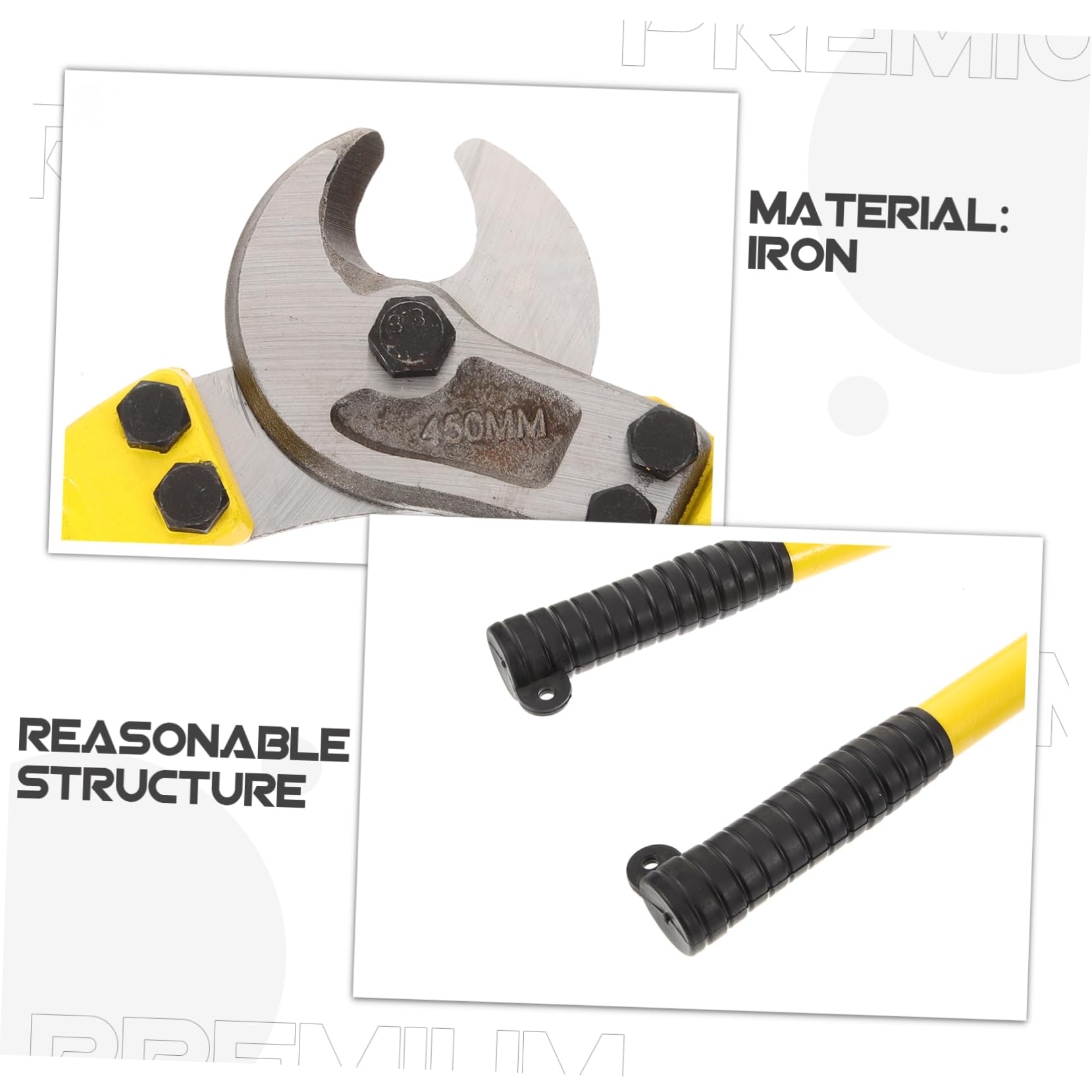 BESTonZON Taglierina Per Fili Metallici Utensile Per Elettricisti Strumento Pratico e Durevole Per Impieghi Gravosi