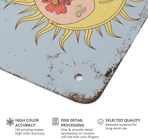 Miniatura 4 de Loyience Estampado de pared de sol celestial, estampado retro groovy, decoración de pared retro, arte imprimible grande, letrero de los años 90,