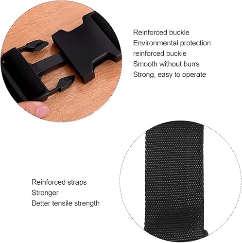 Miniatura 3 de Cinturón para silla de ruedas, cinturones de seguridad para silla de ruedas, correas de sujeción para pacientes, correa de regazo de cintura, correa