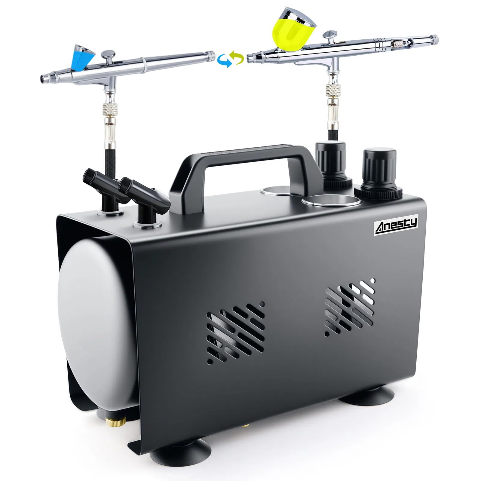 Amazon.co.jp: Anesty AHPTrunk 2in1 エアブラシ コンプレッサー