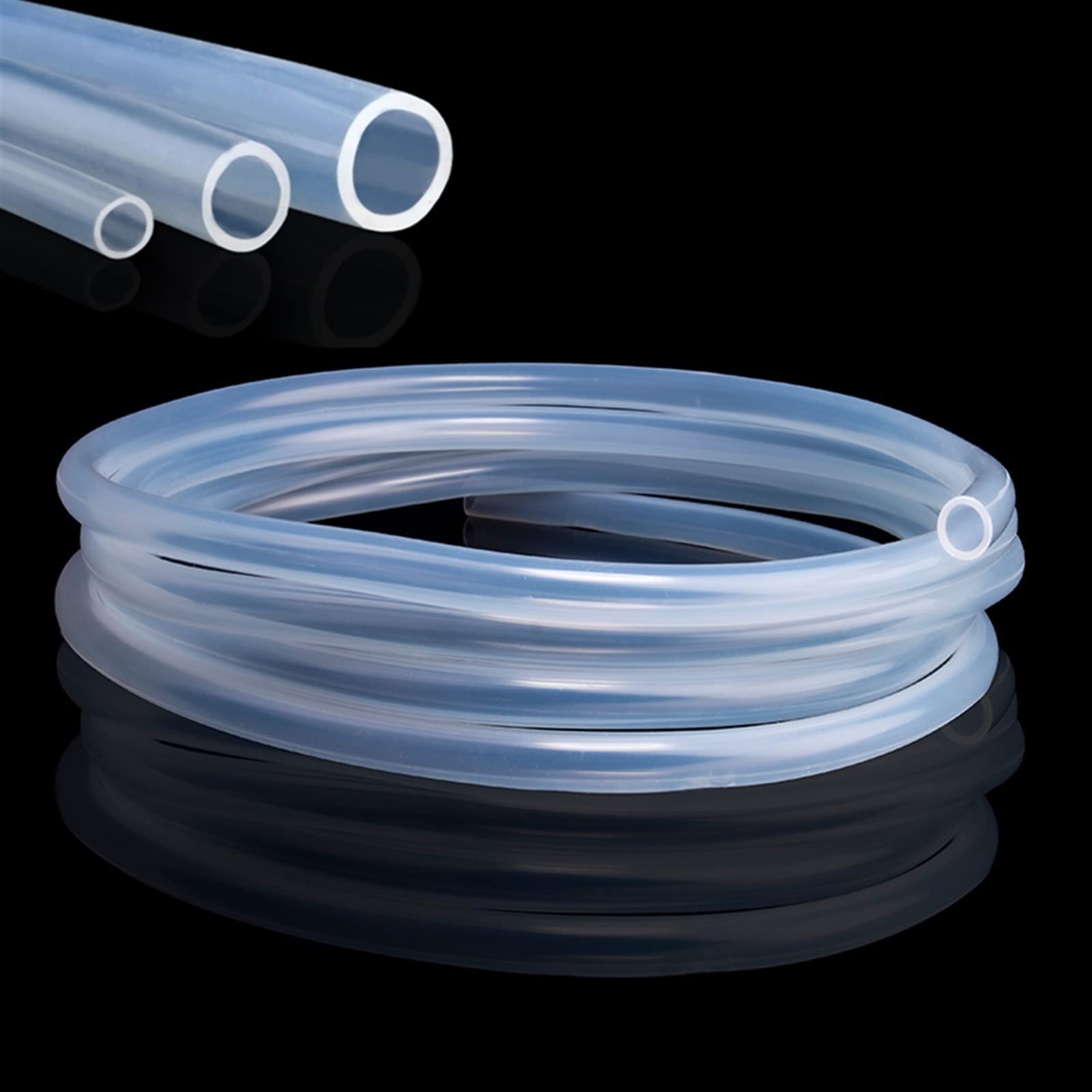 Mdingbao-Manguera de silicona 1/3/5 metros Mangueras de silicona TUBO DE GRADA DE ALIMENTOS TRANSPARENTE 2MM 4MM 6MM 8MM10MM MANGUERA DE TUBO SOZ AQUINO DE GOMA ACUARIO DE GOMA, Resistencia a altas te