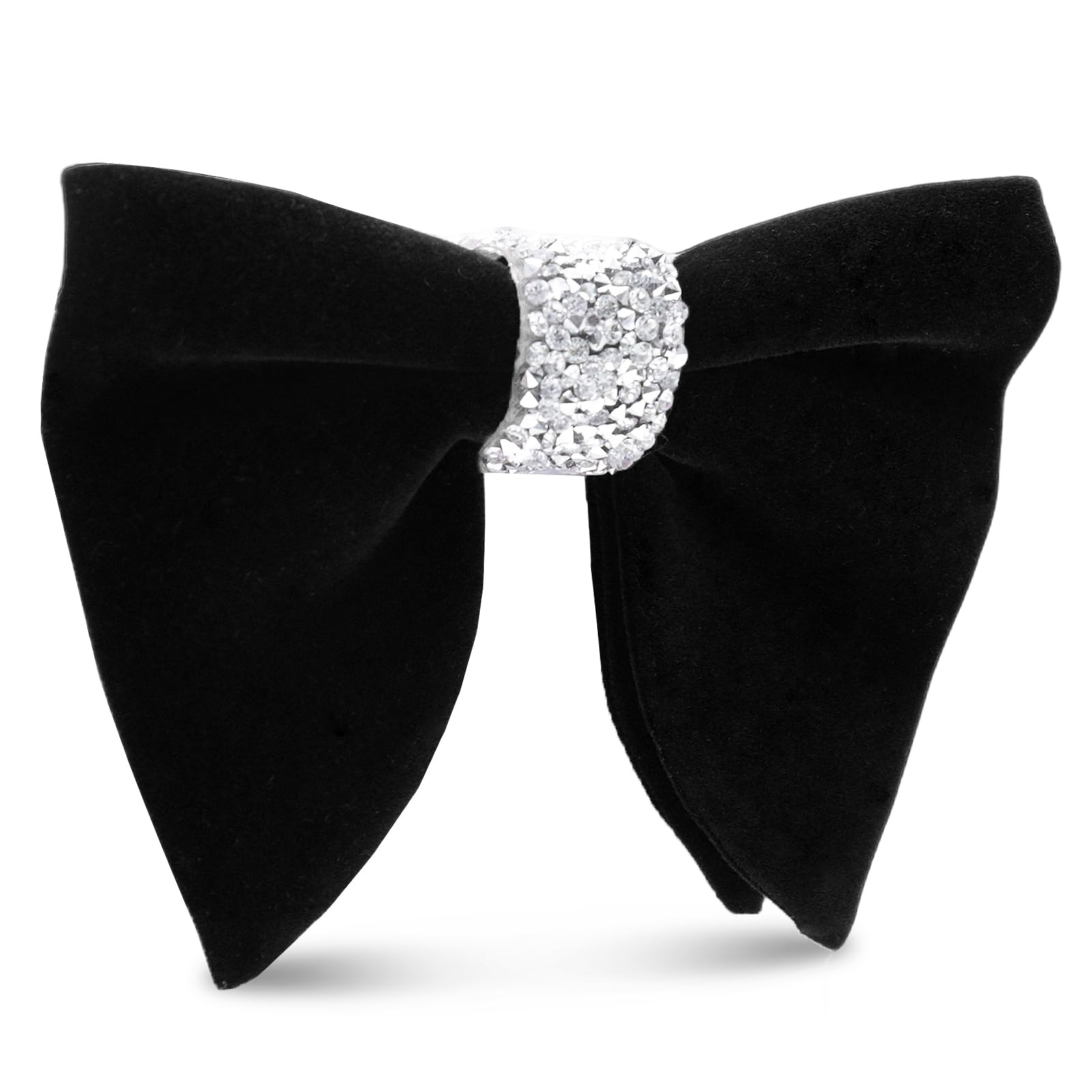 Pre-Tied Velvet Bow Ties for Men Tuxedo Oversized Bowtie