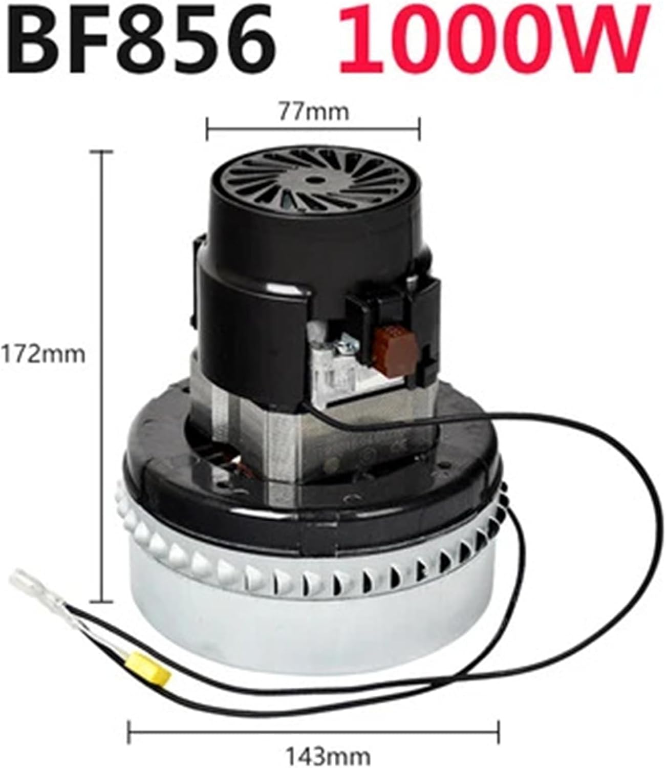 All Copper 110V~240V1000W1500W 1600W Vacuum Cleaner Motor High Power Wire Universal Suction Assembly(1000W)