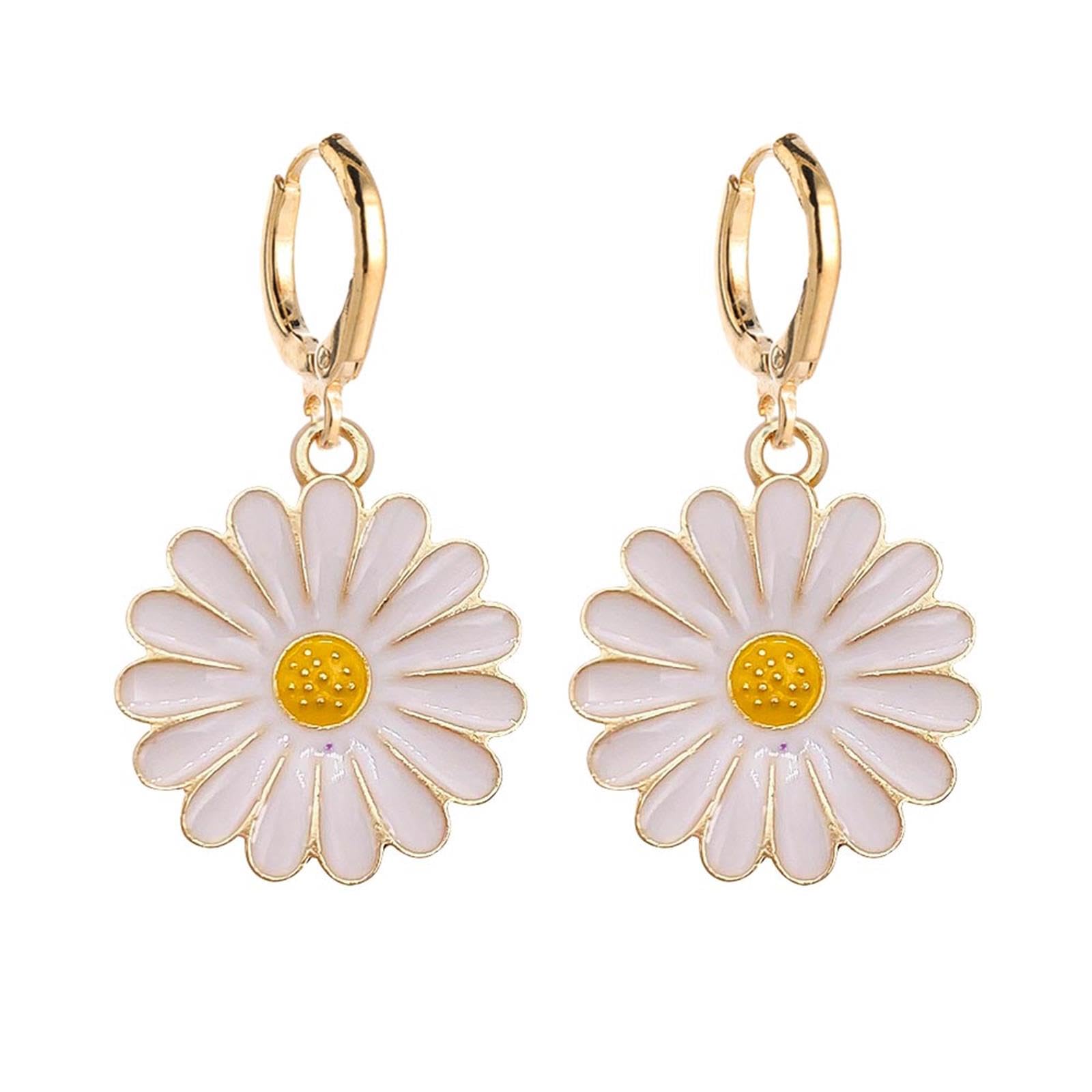 TETING GINING Colorful Daisy Flower Dangle Earrings Bohemian Sunflower Earrings For Women Girls Jewelry, Zinc, Zinc Alloy (B0C7VLNFHN) Amazon Price History, Amazon Price Tracker