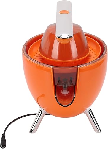 Exprimidor eléctrico portátil de cítricos, pequeña máquina eléctrica de jugo para uso doméstico, hecho de ABS de alta calidad. Exprimidor automático