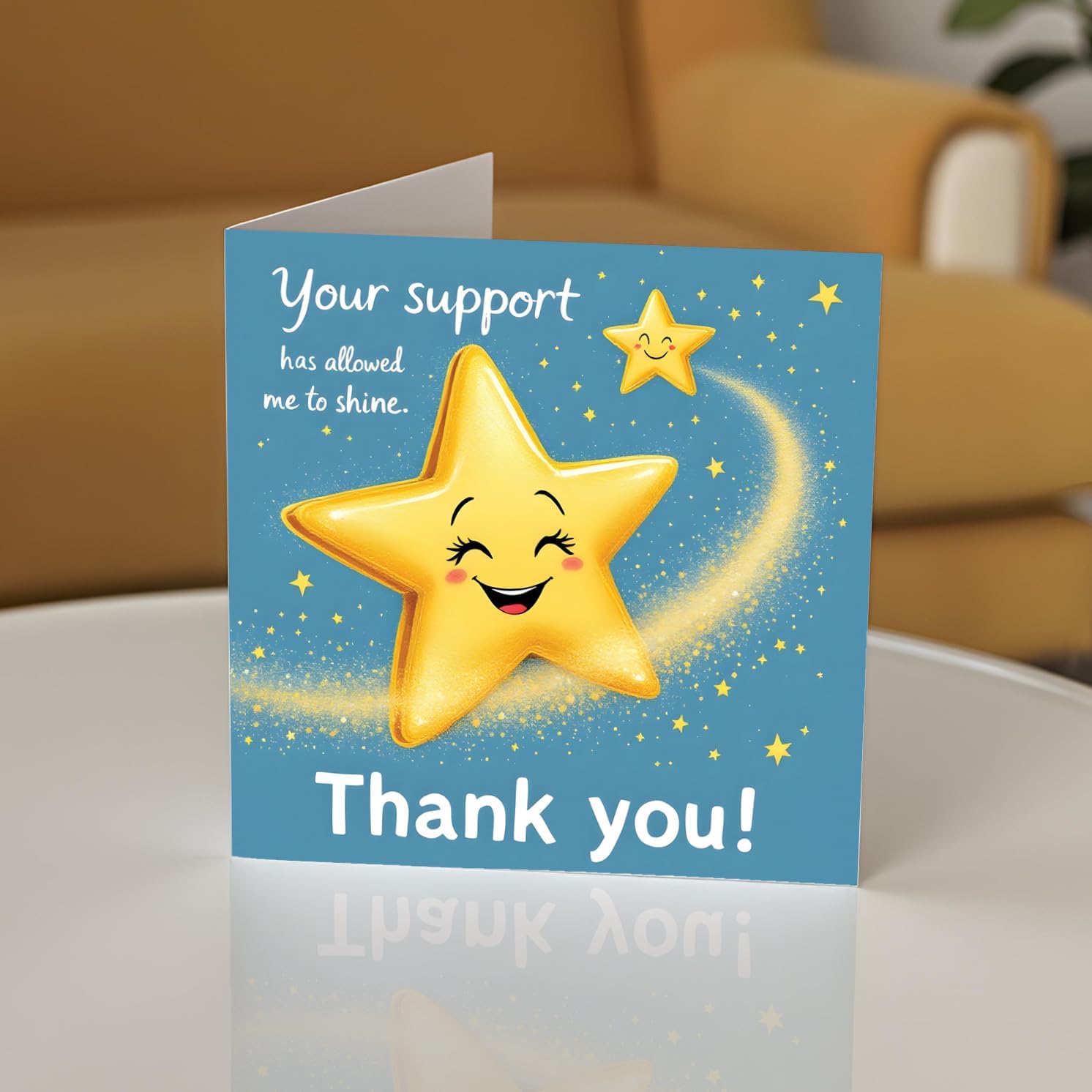 Thank You Cards - Allowed Me to Shine - Thank you Cards for Him Her Men Women, Heartfelt Appreciation Card, 145mm So Much Greeting for Gifts