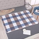 X Large Reusable Incontinence Bed Pad | Absorbent Washable Bed Mattress Protector 80 X 120cm | Bed Wetting Protect/Training Adults or Children Protection & Elderly Living Aid