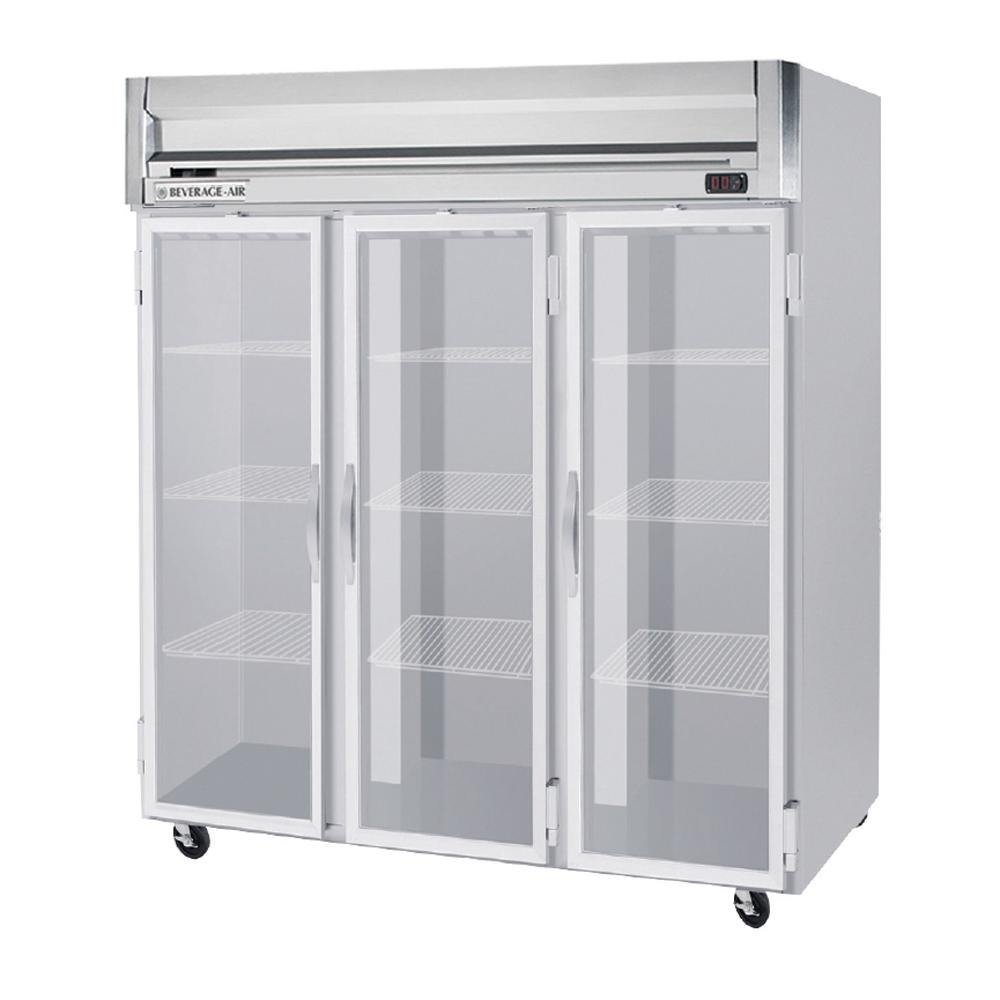 Glass Door Commercial Refrigerator by Beverage Air – Model HRP3-1G