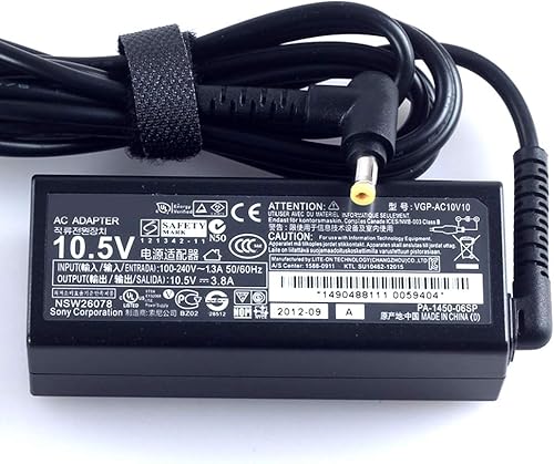 Cargador adaptador de CA original para Sony VGP-AC10V10 VAIO Duo 13 Pro 1113 10.5V 3.8A
