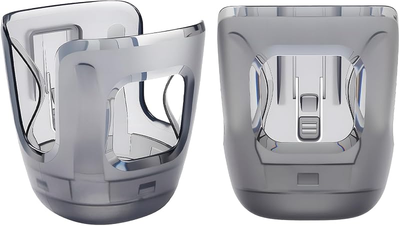 2 PCS Stroller Cup Holder Fits for UPPAbaby Vista/Vista V2/Vista V3/Cruz/Cruz V2/Cruz V3/Minu/Minu V2/Minu V3/Minu Duo, Holds Different Drink Sizes, One-Hand Quick Install/Remove, Folds with Stroller