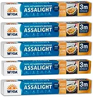 Papel Manteiga Assalight Premium 3M Wyda 5 Rolos Assa Tudo