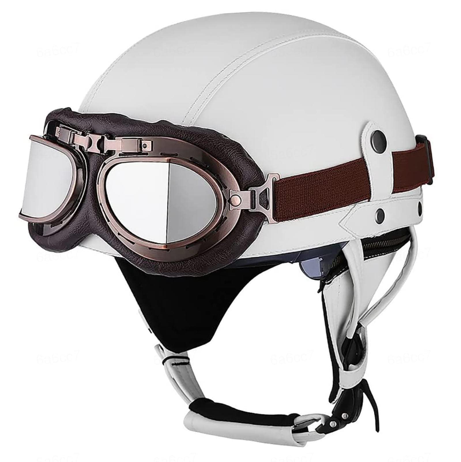 Casque jet vintage contre la chaleur : roulez léger en moto M-L