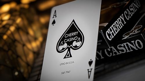 Miniatura 3 de Murphy's Magic Supplies, Inc. Pure Imagination Projects - Juego de cartas con sellos numerados de edición limitada Cherry Casino (Monte Carlo negro