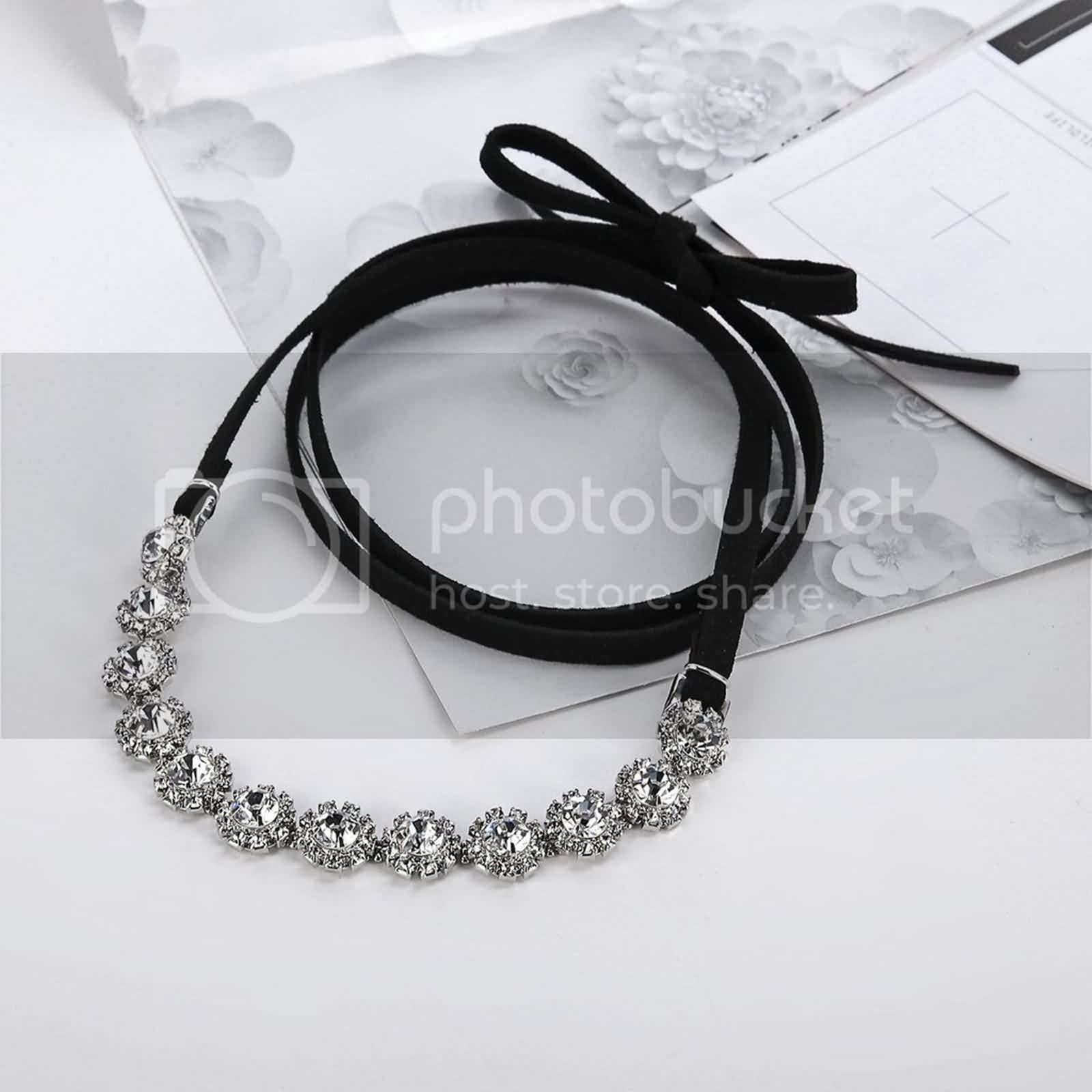 Gargantilla bohemia, collar de terciopelo con flores de cristal, accesorios de disfraz de Halloween, anime, cosplay, regalos góticos para mujeres, Cristal, Circonia cúbica