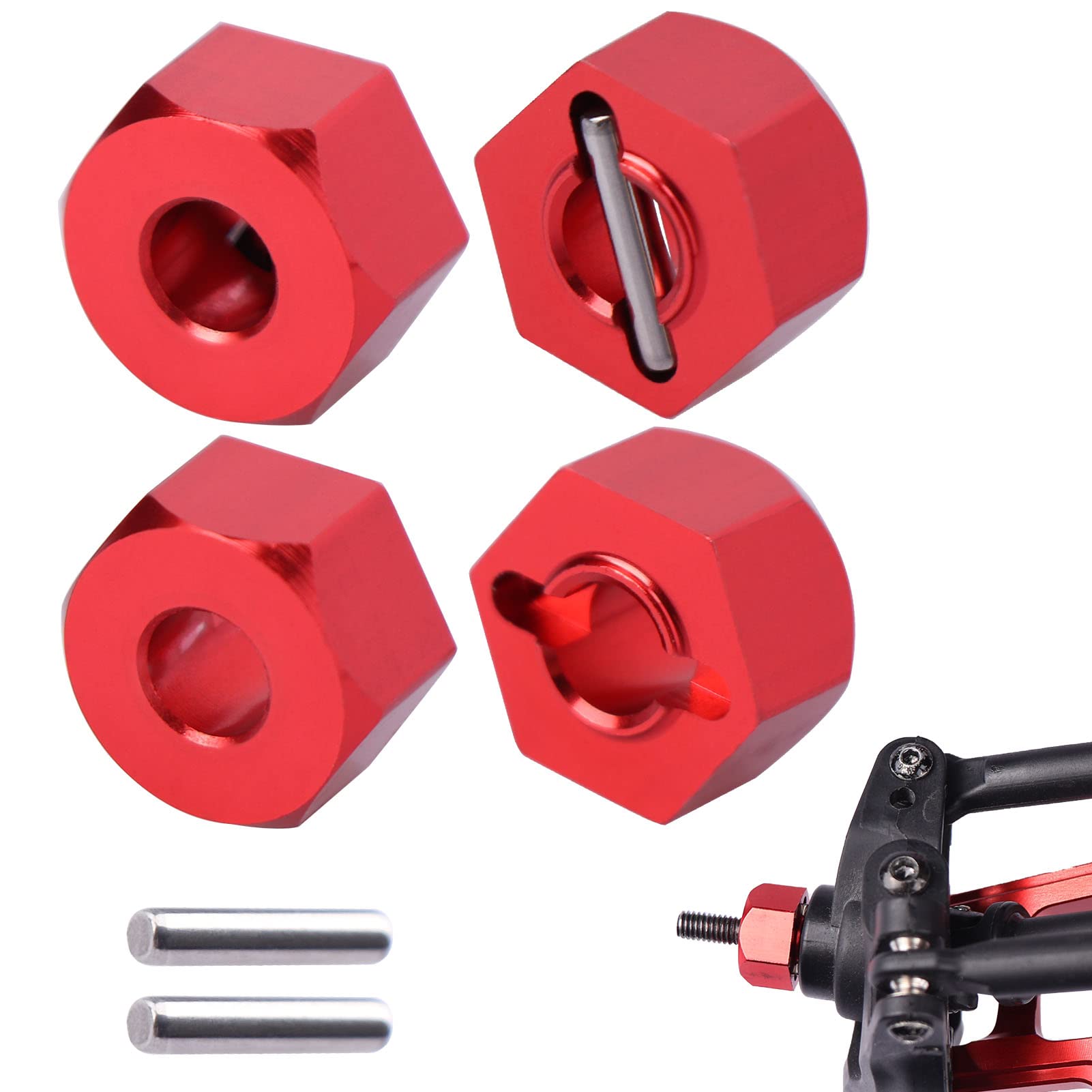 インテージ 23mm Hex Wheel Hub (4) インテージ 23mm Hex Wheel Hub (4) Precision CNC Machined Hex