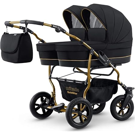 poussette double et siege auto