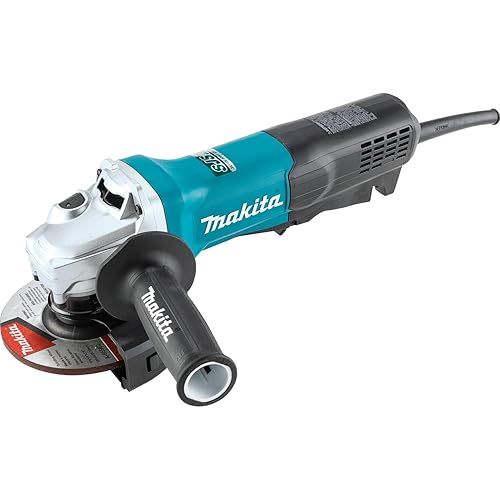 Makita GA5095 Amoladora angular de alta potencia SJSII de 5", interruptor de paleta