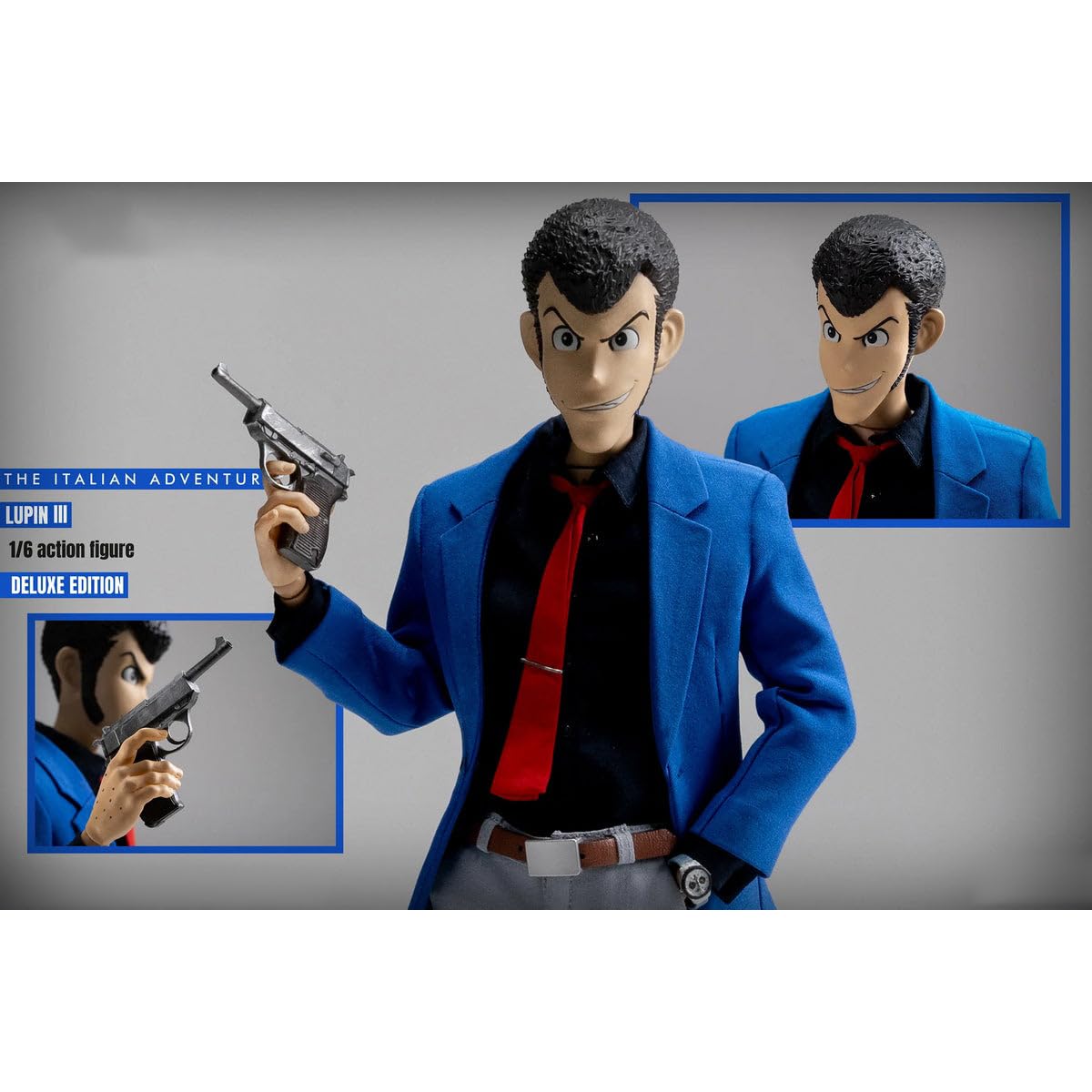 HiPlay Infinite 1/6 Lupin III L’Avventura Italiana: Lupin Sansei Edizione Deluxe Figure d'Azione Personaggi Anime