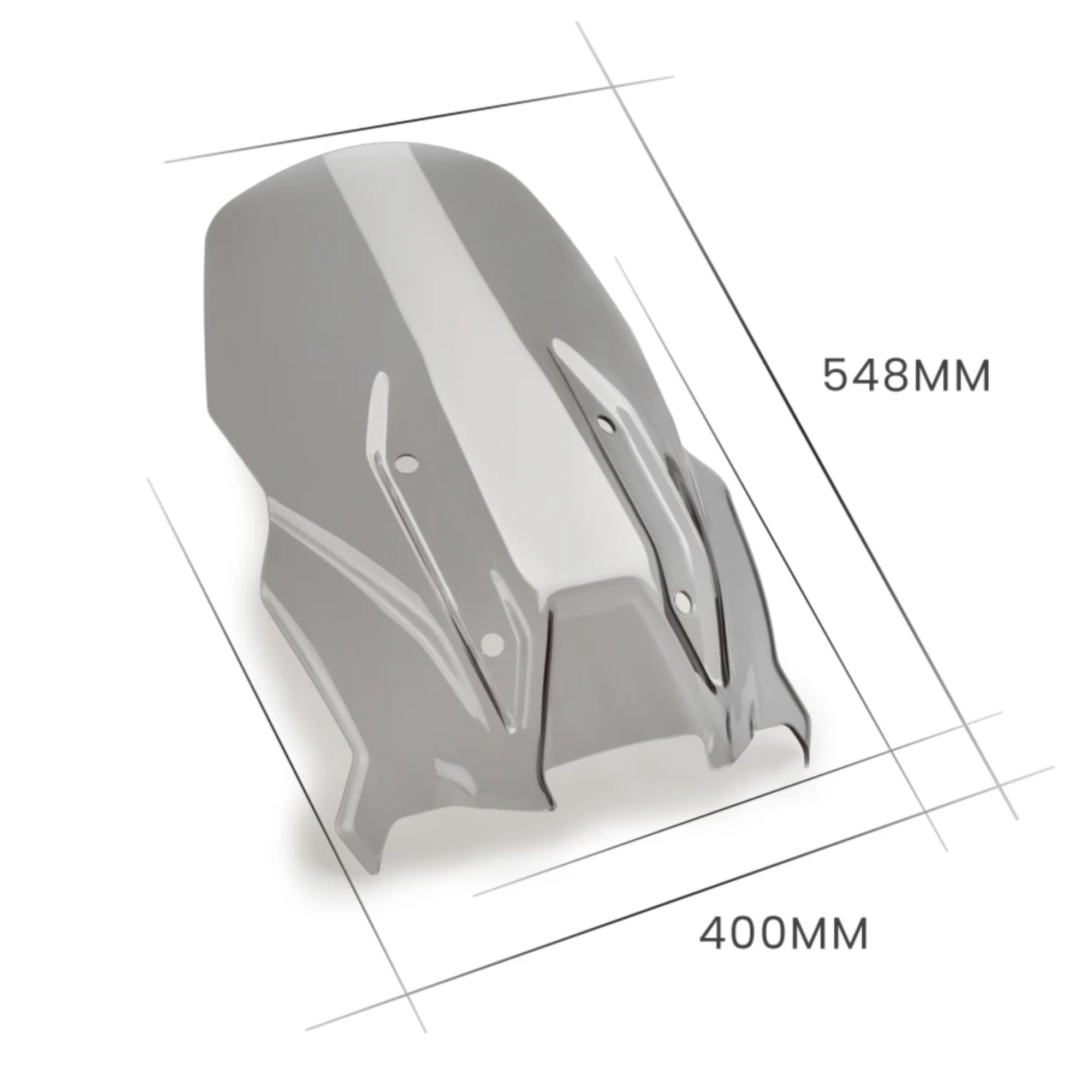 Cupolino Moto Parabrezza Plexiglass JD9 Touring Trasparente Compatibile con APRILIA TUAREG 660 2022-2026