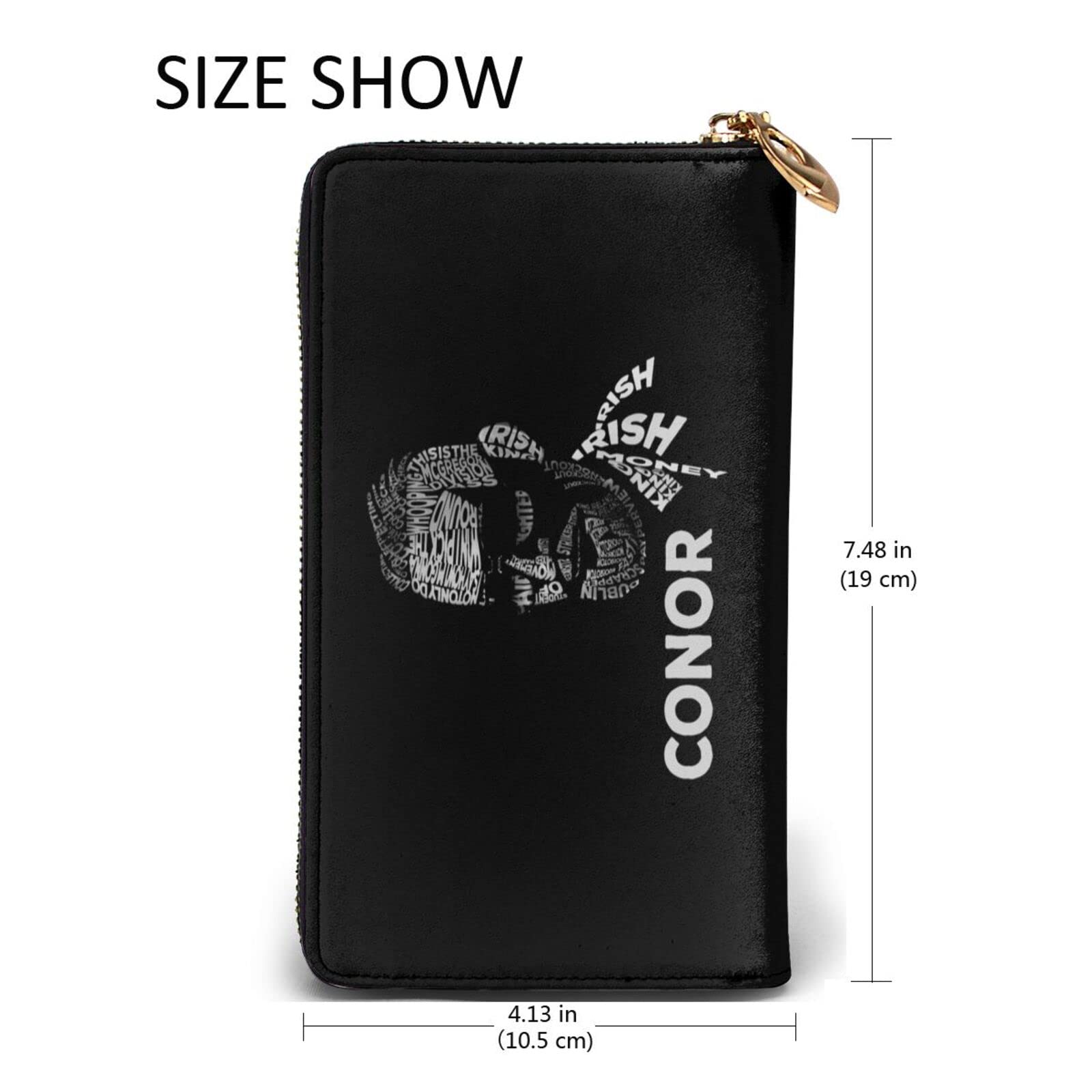 Amazon.co.jp: 長財布 コナー マクレガー 財布 ラウンドファスナー ウォレット レザー 本革 薄型 防水 多機能 大容量 現金収納  小銭入れ スマホ入れ コインケース カード入れ ビジネス ファッション おしゃれ通学 通勤 旅行 誕生日プレゼント 男女兼用 : ファッション