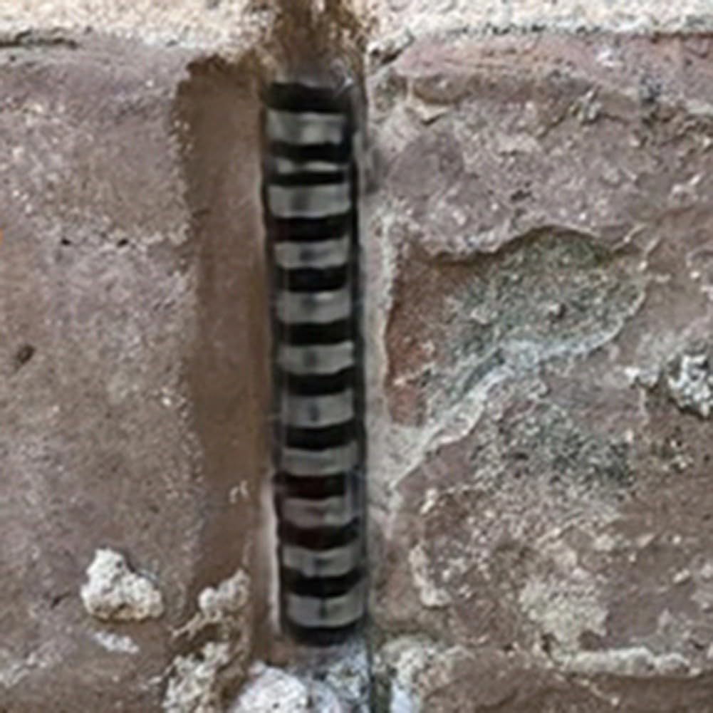 Lot de 40 cache-trous de drainage en acier inoxydable pour mur de brique - 7 x 7,1 cm