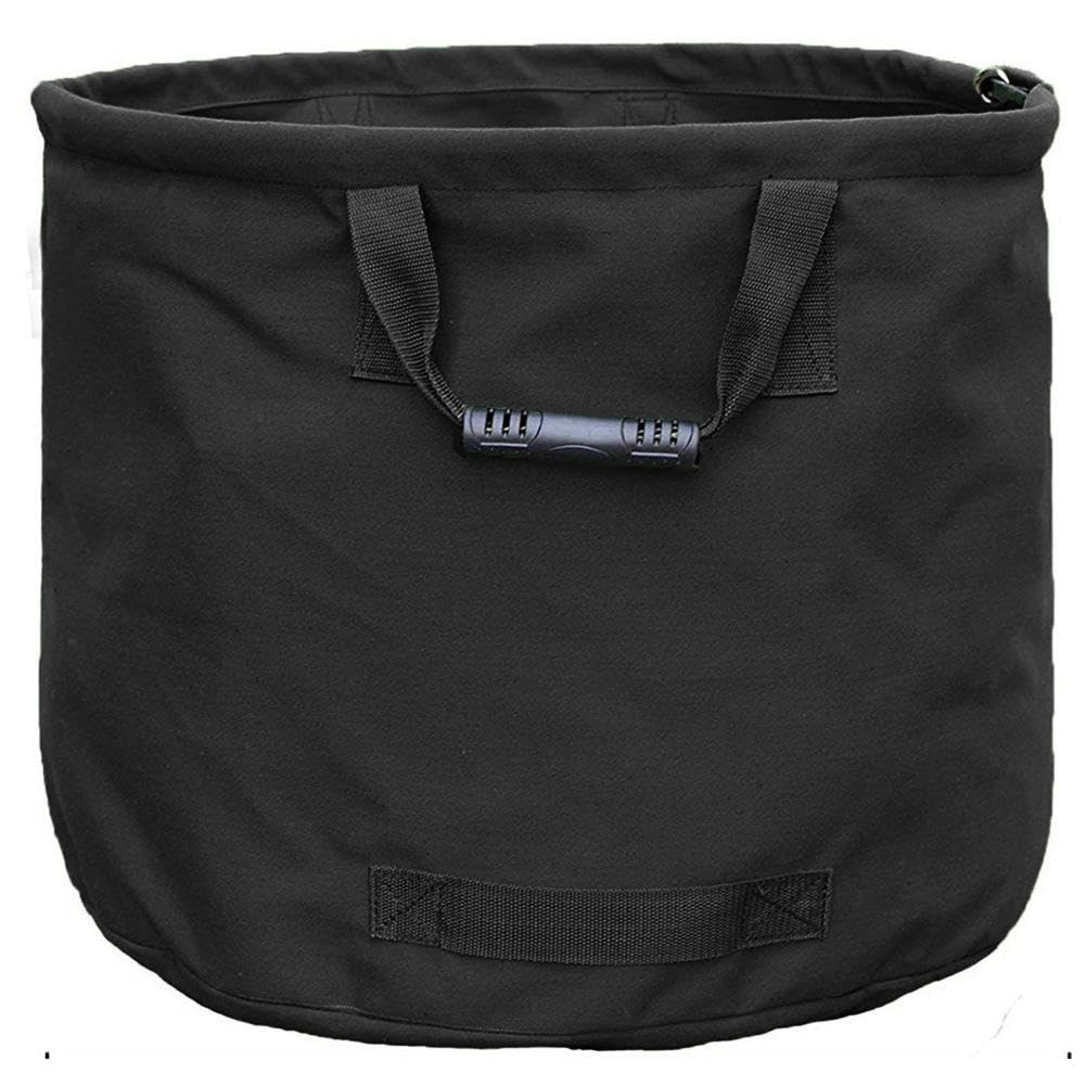 UDSKNV[KSL Garbage Bin with 4 Handles for Garden Trash Can Storage Bag for Plant Garbage Bag Lawn Leaf Yard Waste Bag
