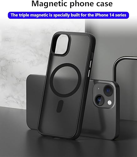 Miniatura 2 de Miytsya 1 paquete de funda de teléfono para iPhone 14 funda de protección de teléfono a prueba de golpes 61 pulgadas iPhone 14 translúcido de