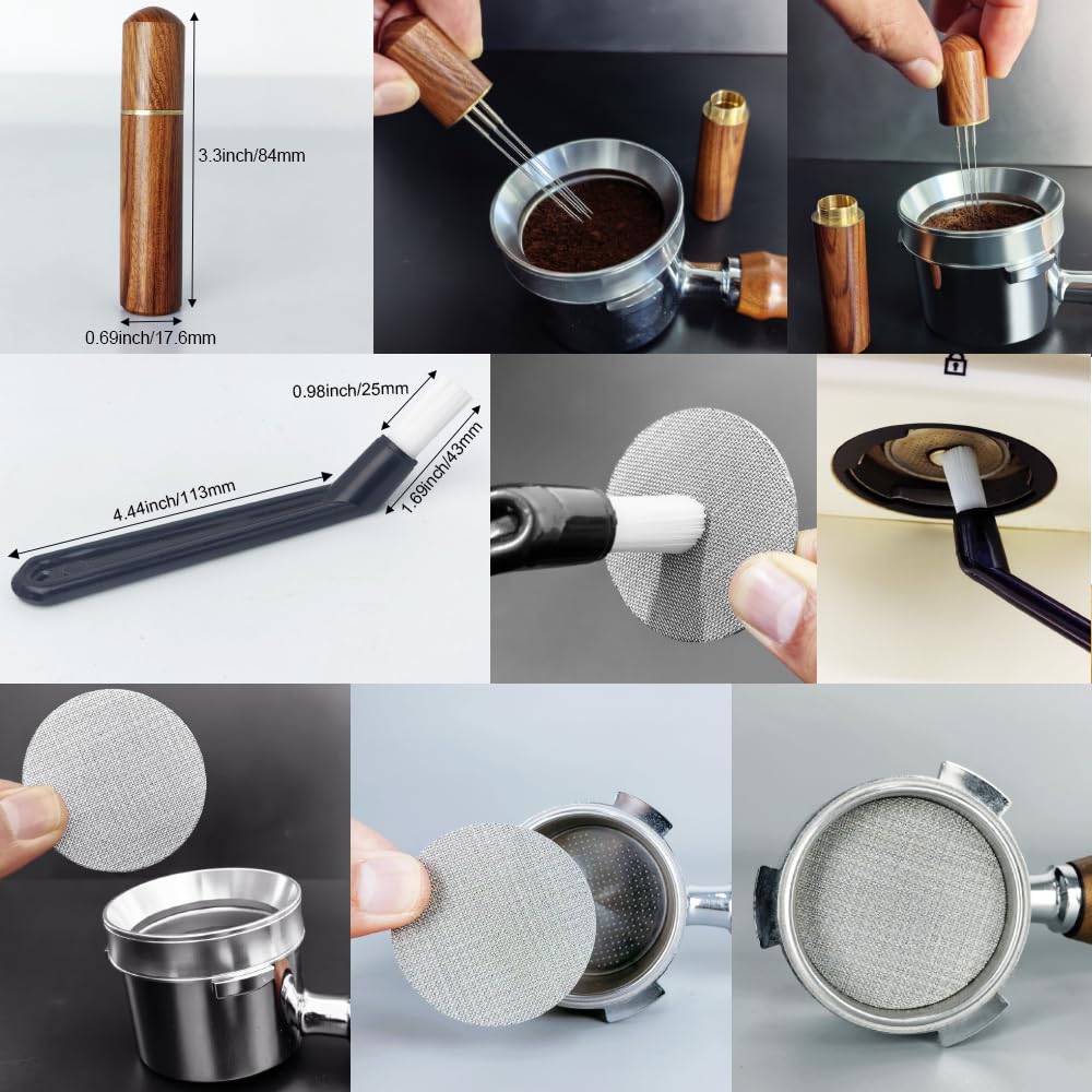 Coffee WDT Tool 51mm Espresso Accessories Kit - Tamper, WDT Tool ...