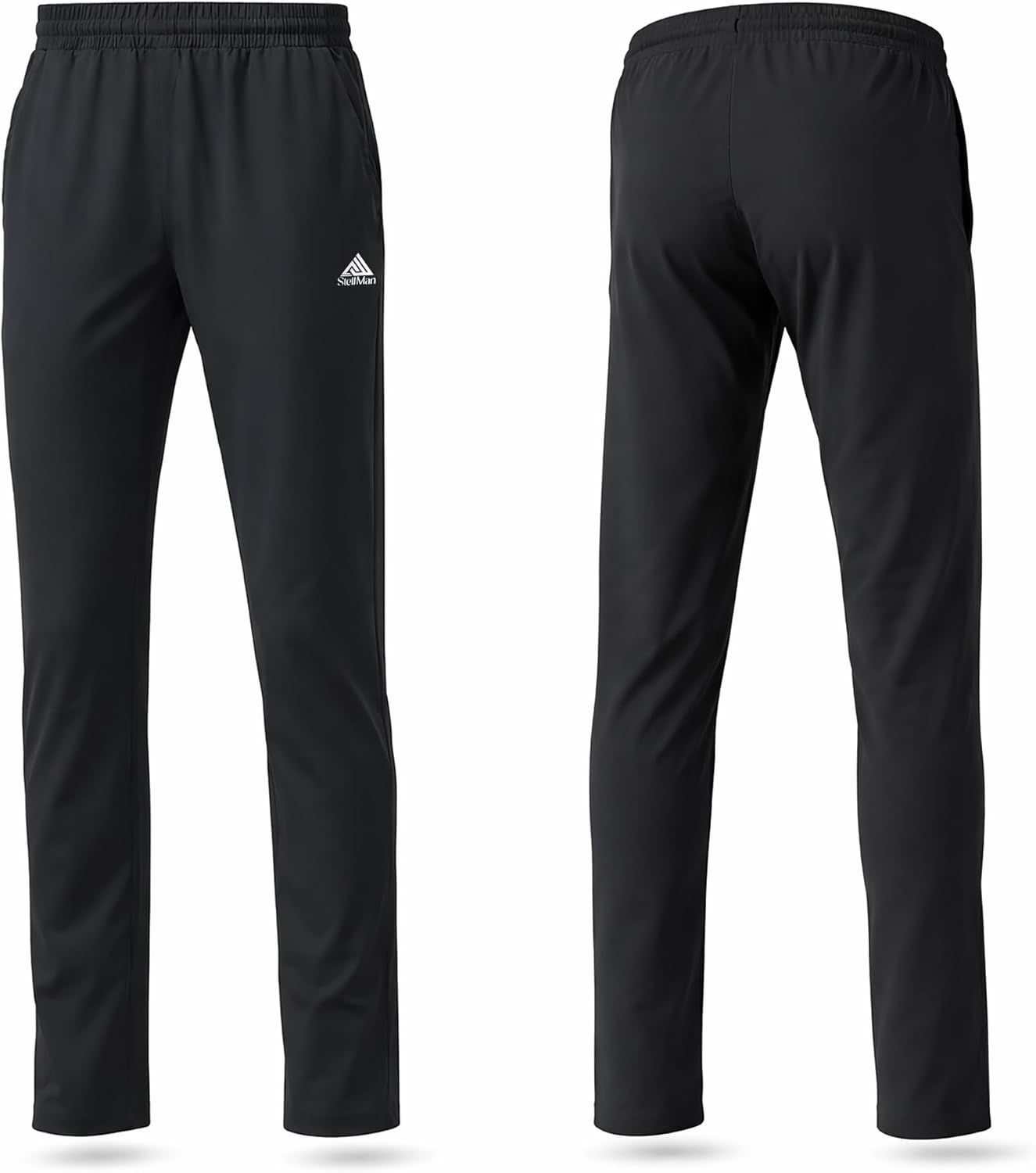Men’s Sports Trousers Lightweight Breathable Joggers with Elastic Waist Quick Dry Running Gym Pants
