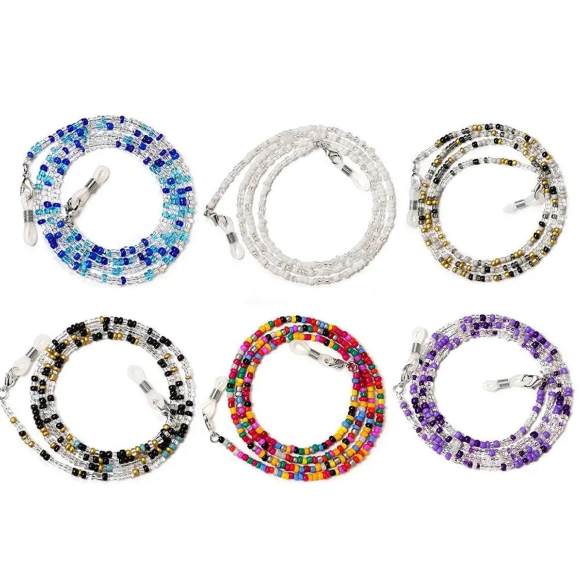 Böhmische bunte verstellbare Brillenkette – Anti-Verlust-Lesebrillenband, modisches Accessoire