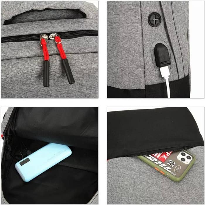 Image of TANTRA Polyester Laptop Backpack 3 PCS Set Backpack Bag 35 L Backpack (Black)