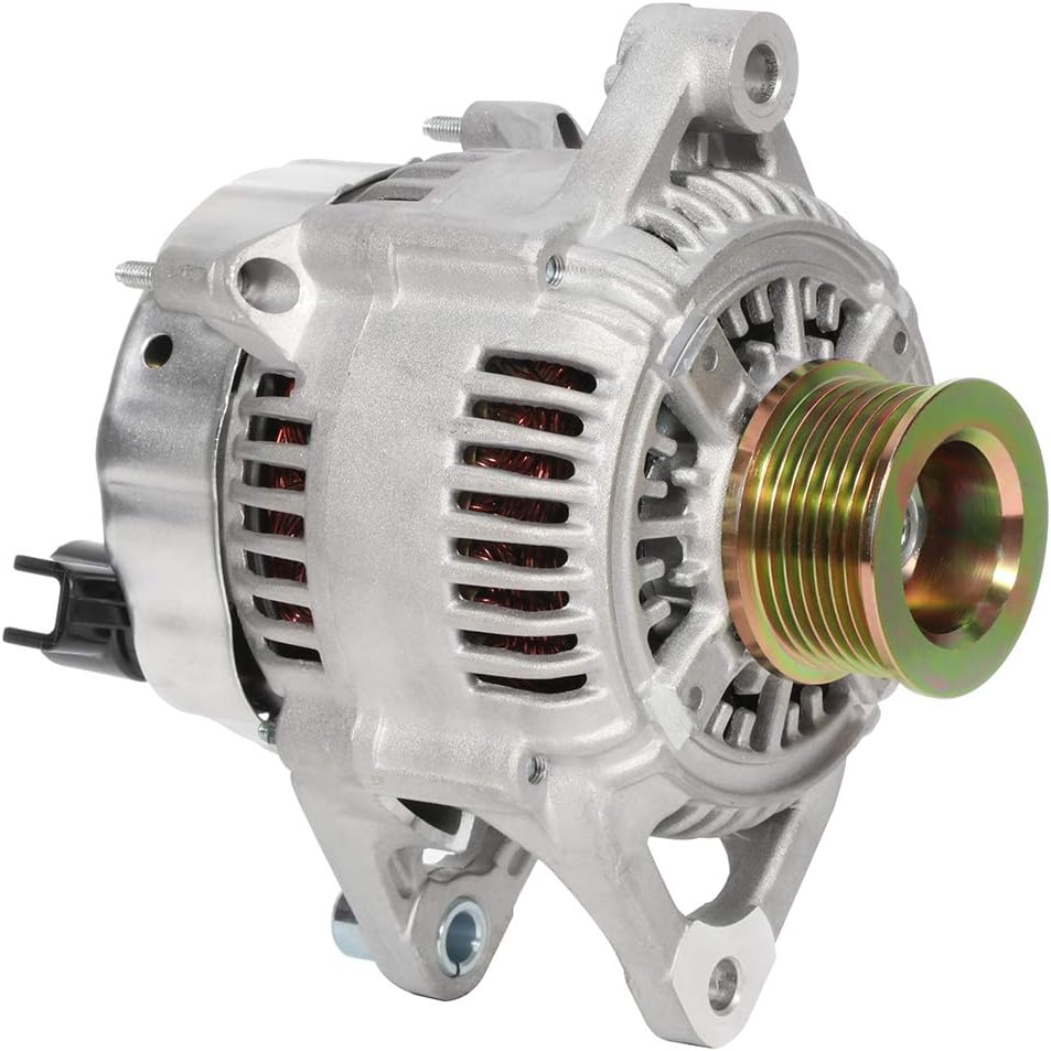 New Alternator Stable High Output Compatible for Dodge for Ram 1500 1999-2001 or Dodge for Dakota 1999-2000 Alternator Rebuild Kit Replace 13824