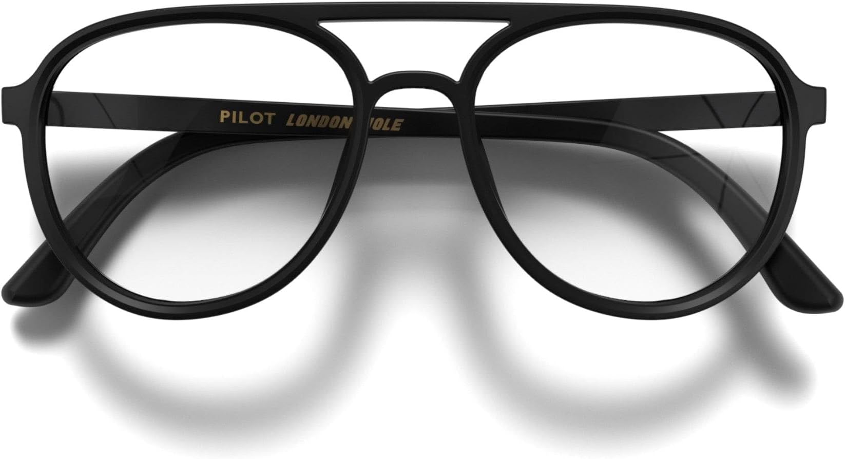 LONDON MOLE® Pilot slim lightweight reading glasses | Classic pilot style frame | Refined timeless readers | Unisex | Spring hinges