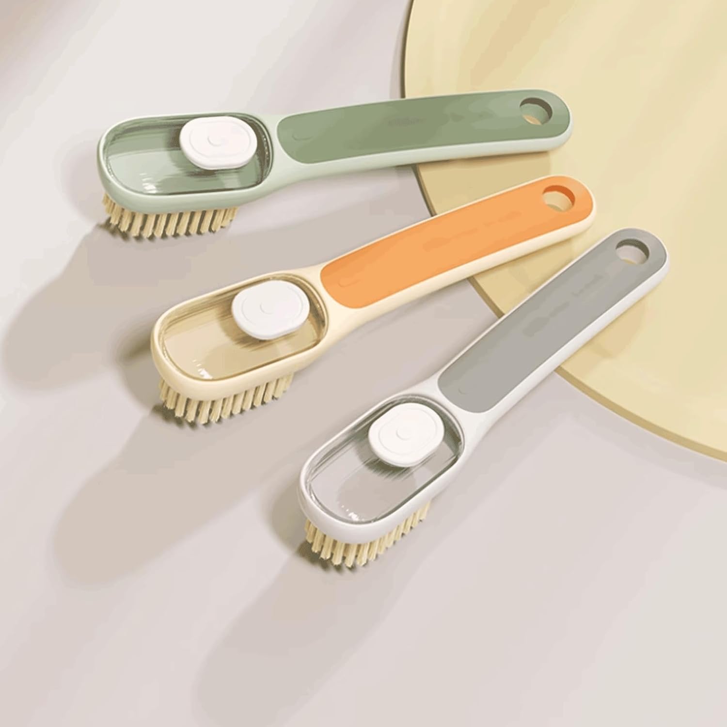 Multipurpose Plastic Multifunctional Cleaning Brush Plus Liquid Two-in-One Cleaning Brush Household Soft-Bristle Cleaning Brush Strong