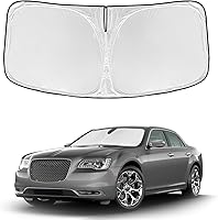 Vista 186 de Parasol de 4 capas para parabrisas, ajuste personalizado, tela 240T, parasol retráctil que bloquea los rayos ultravioletas, accesorios para automóvil
