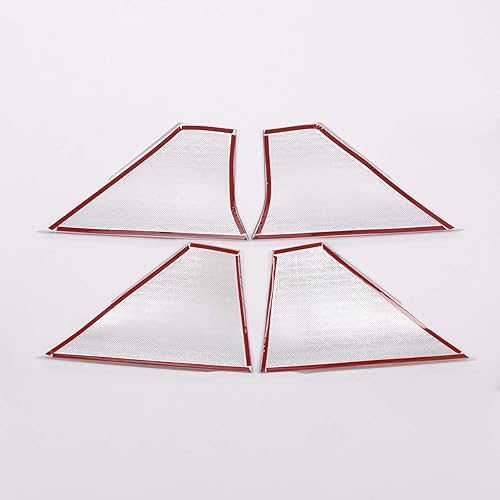 Miniatura 6 de Cheya 4 piezas de aleación de aluminio para la puerta superior del coche, cubierta protectora para Range Rover Velar 2017 2018