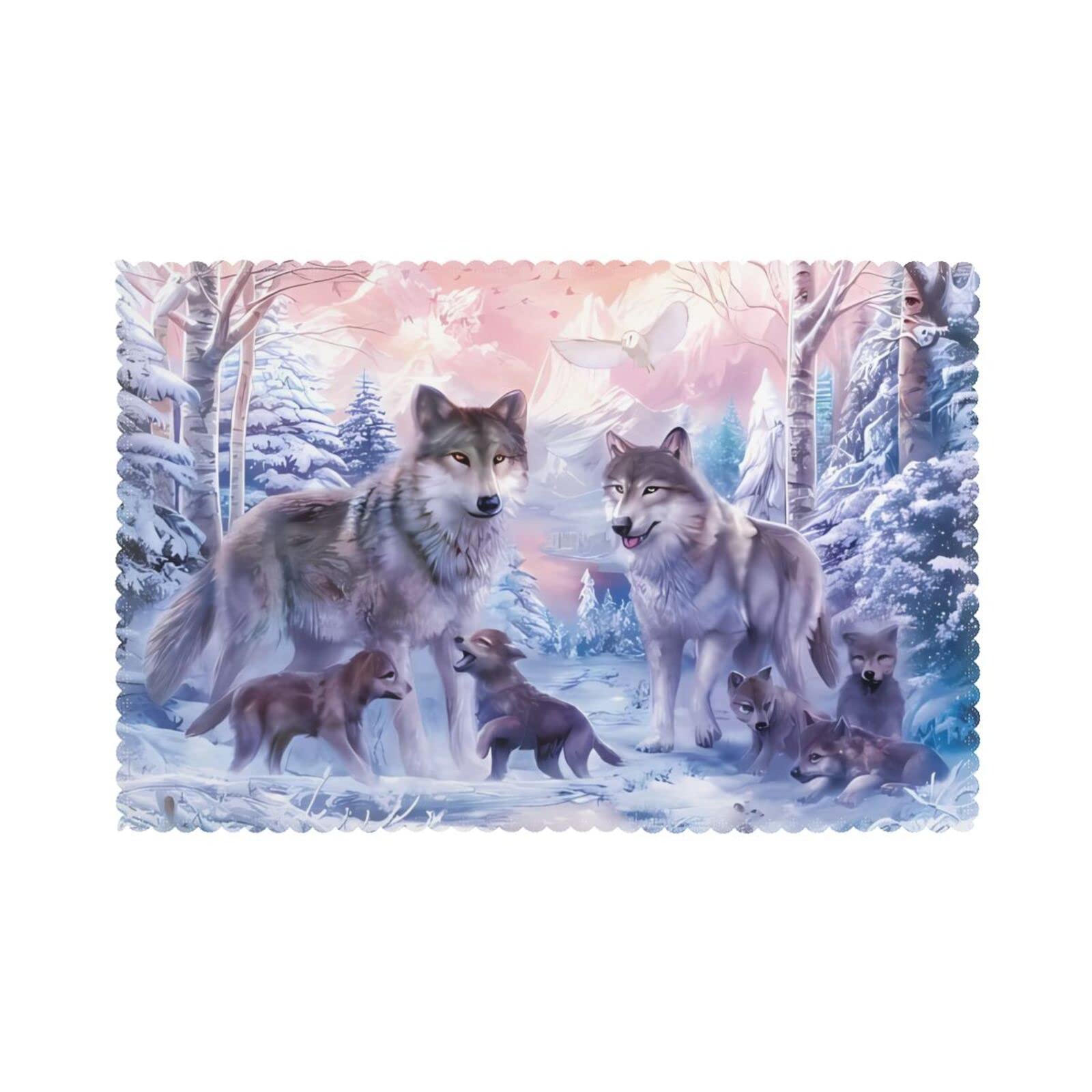 Set de table loup pour sublimer les repas en famille