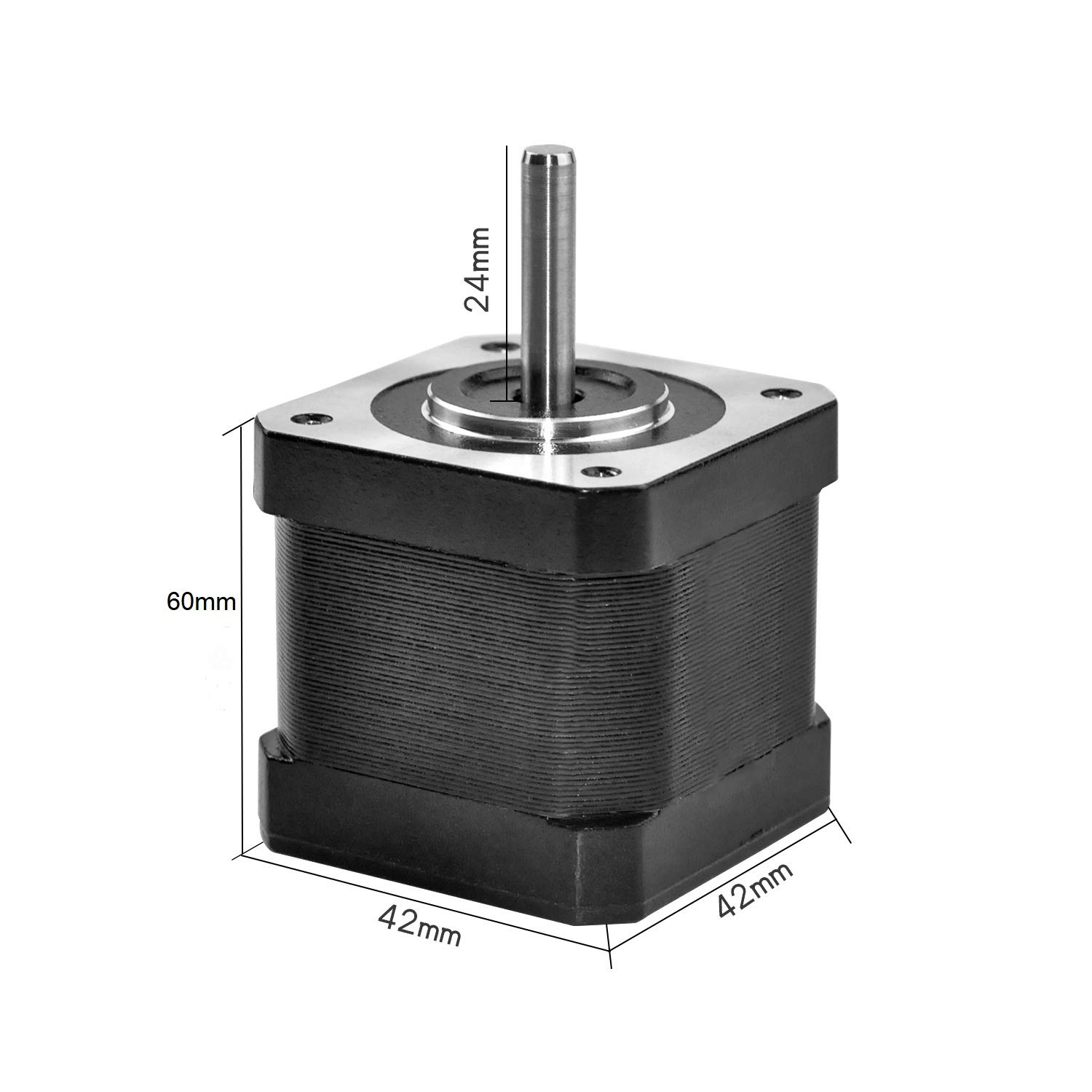 Nema 17 Stepper Motor SIMAX3D Motore Passo-Passo Nema 17 42-40 Pancake 5 Pezzi - Per Stampanti 3D E CNC Ricambi Creality CR-10