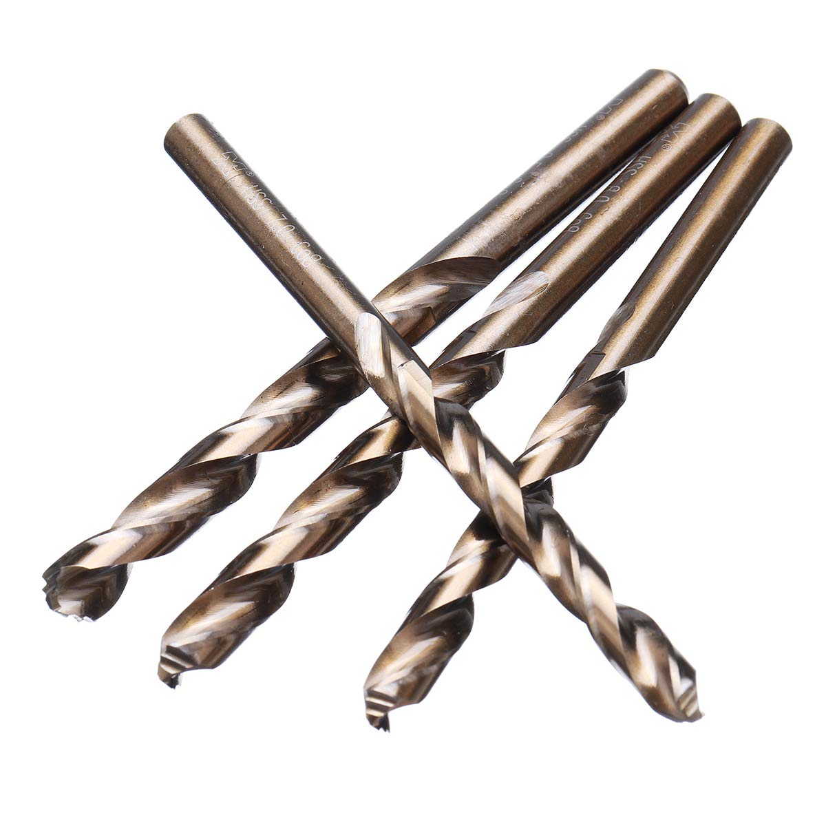 Juego de brocas helicoidales M42 Hss, cabeza de 3 bordes, broca de alto cobalto al 8% para perforación de metal y madera de acero inoxidable - Juego de brocas de 25 piezas