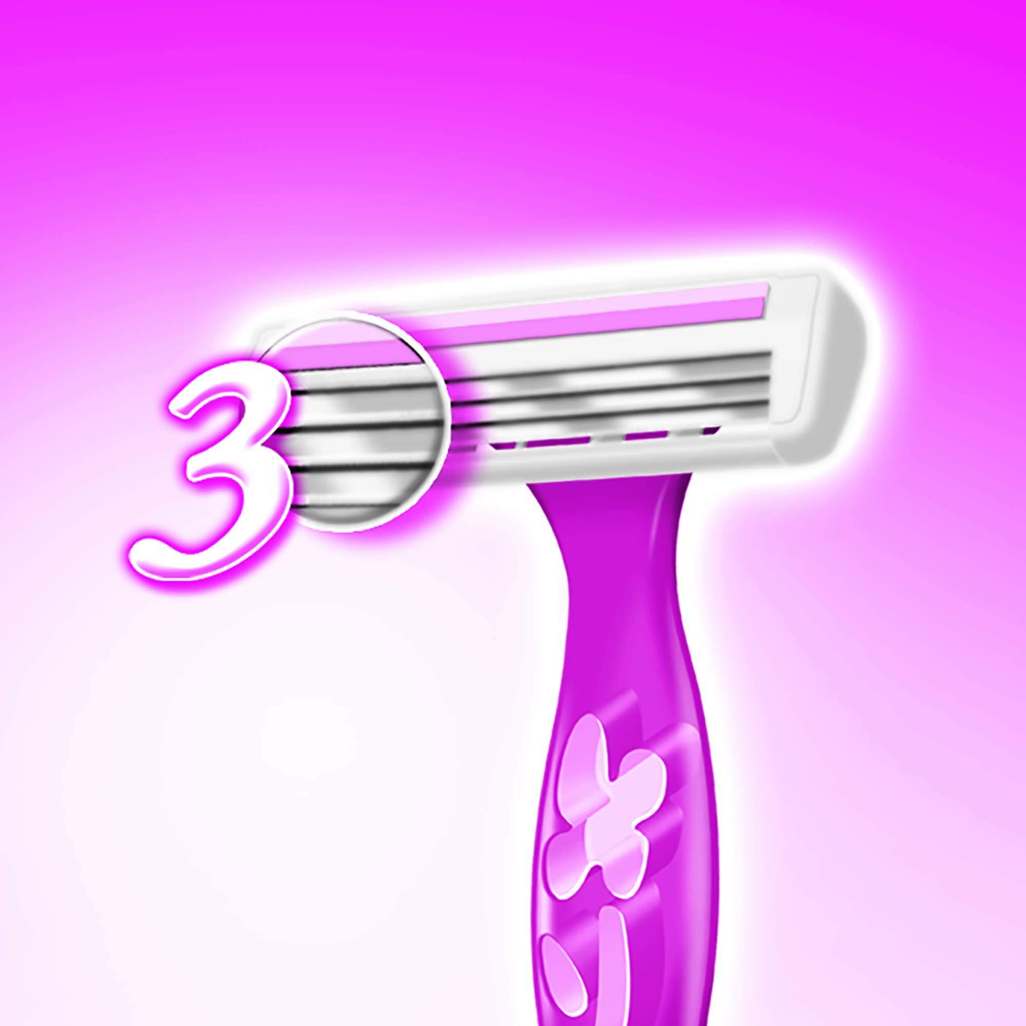 BIC Simply Soleil - Rasoio usa e getta a 3 lame, da donna, 10 pezzi