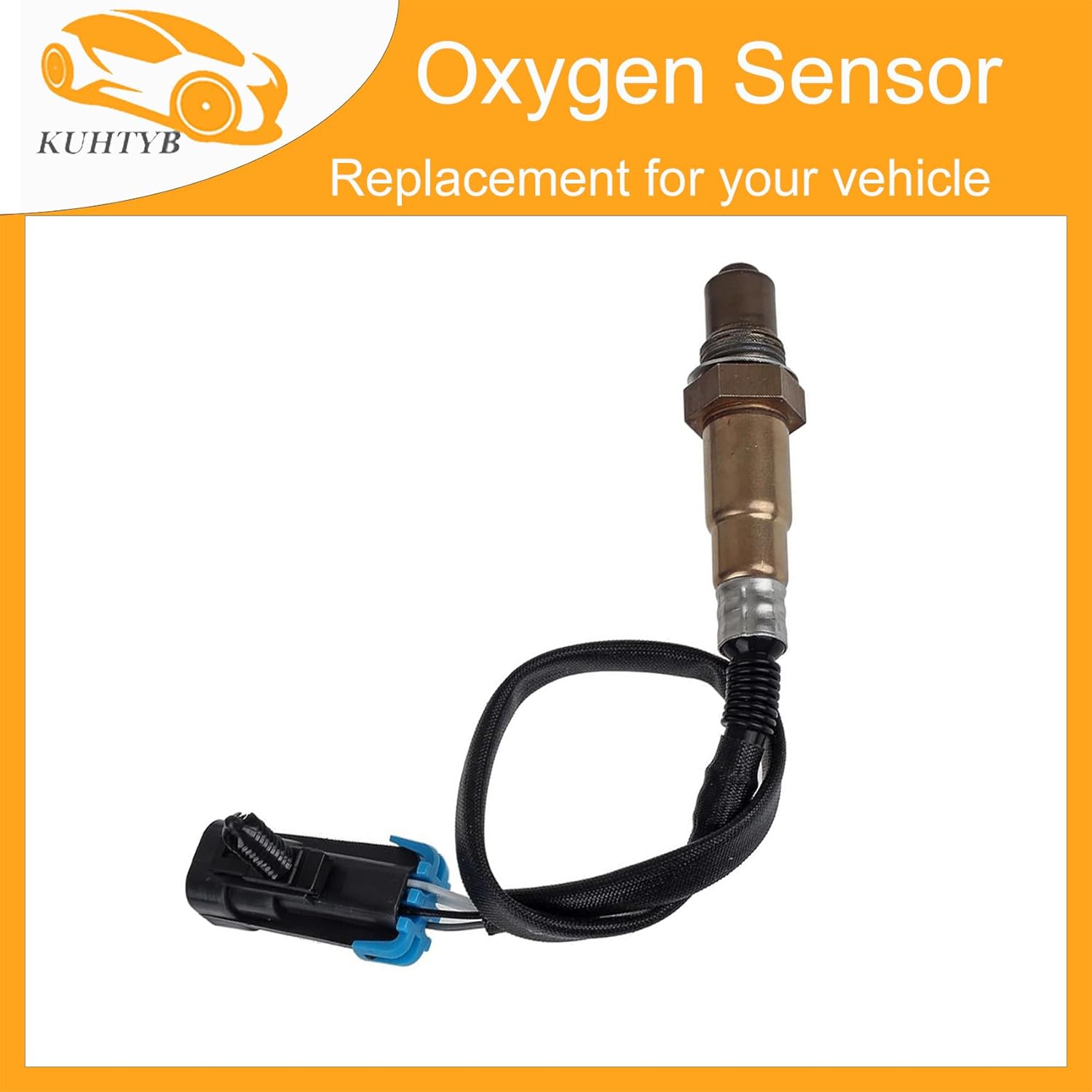 Oxygen Sensor set Replacement for CADILLAC 2009 2008 2007 SRX V6 3.6L 2PCS Upstream and 2PCS Downstream O2 Sensor