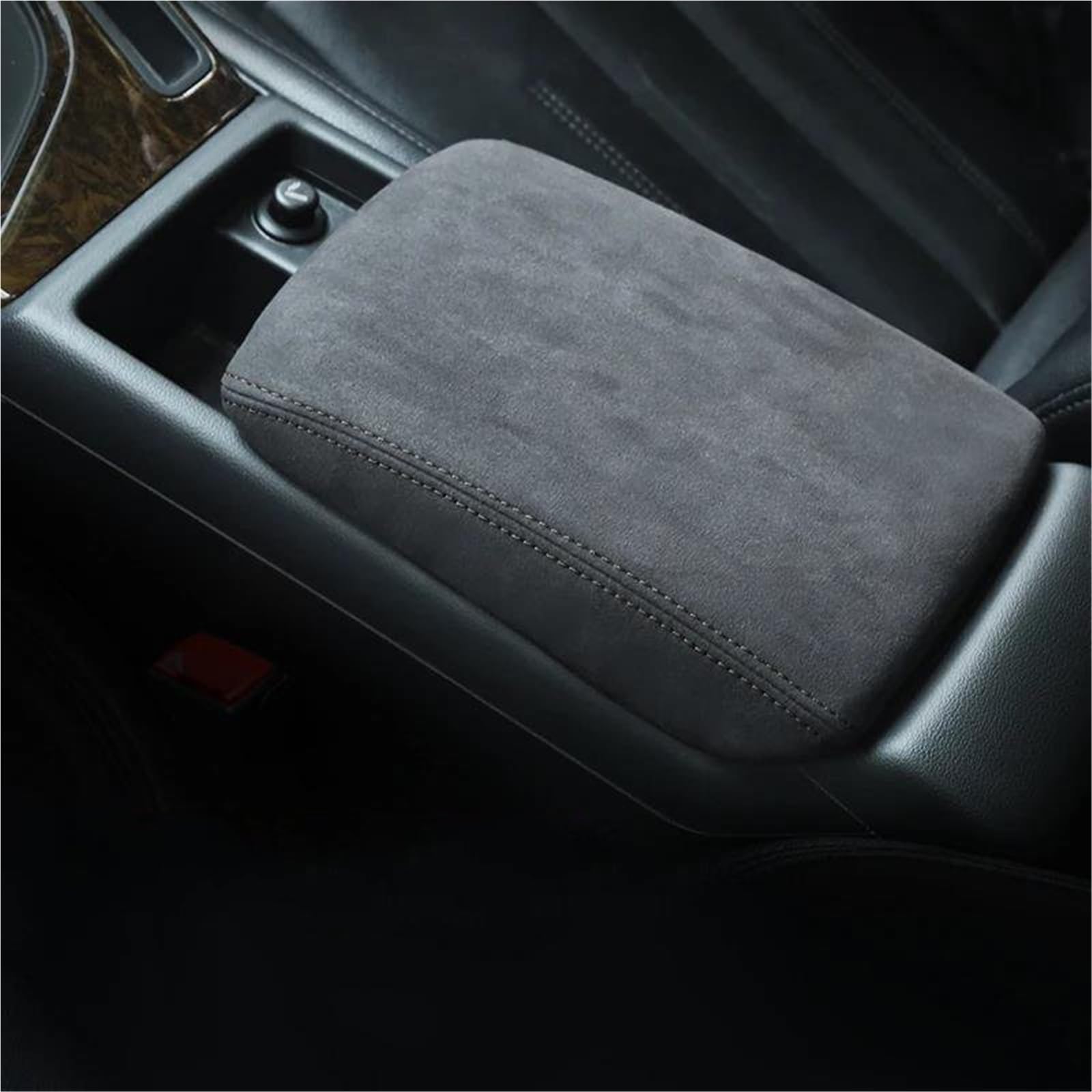 Dtsgcx Style 4 Car Central Armrest Box Cover Tray Case Holder For Q3 F3 For Sportback 2019 2020 2021 2022 2023 2024 For Car(Style 4)