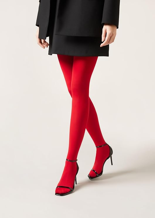 CALZEDONIA Woman's Opaque Matte Soft Comfort Coverings 50 Denier Tights