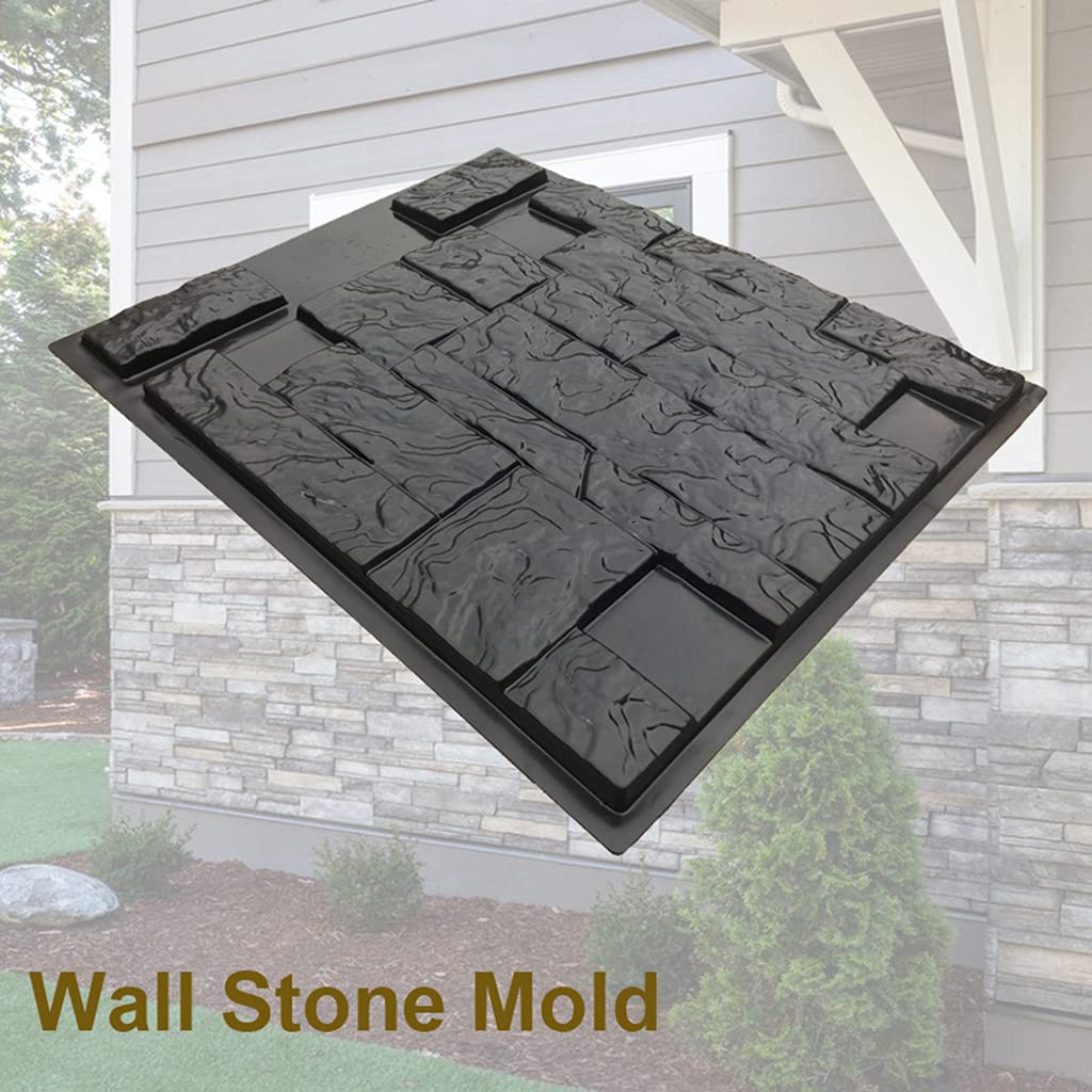 Sellos verticales de hormigón para pared, yeso, jardín, casa, pared, piedra, piedra, ladrillos, cemento, ladrillos, moldes retro para hormigón